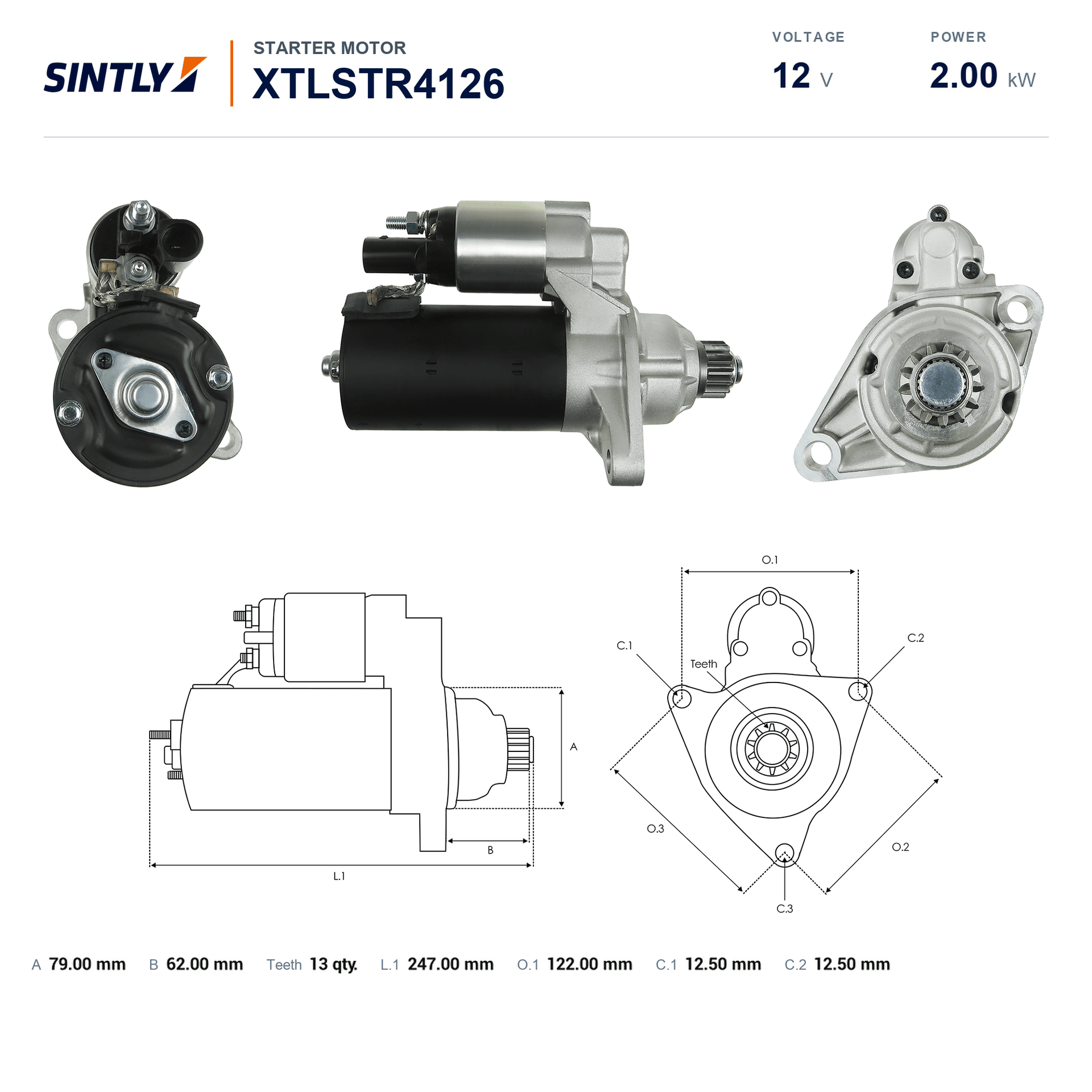 Starter XTLSTR4126