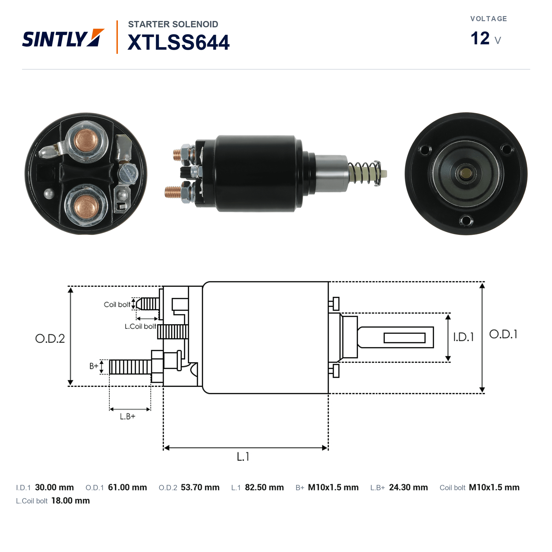 Starter Solenoid XTLSS644
