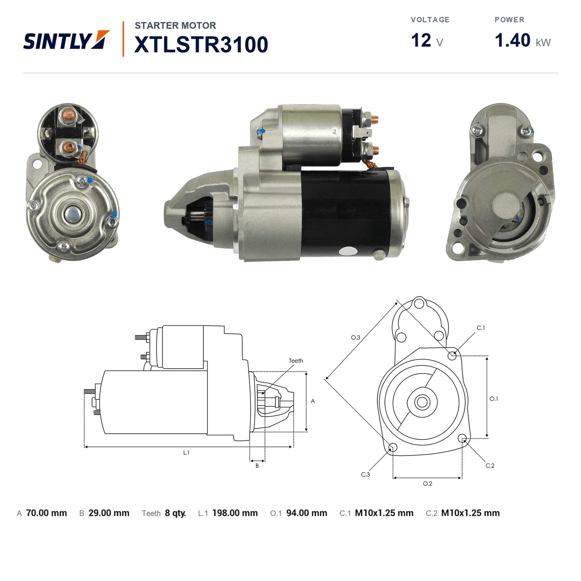Starter XTLSTR3100