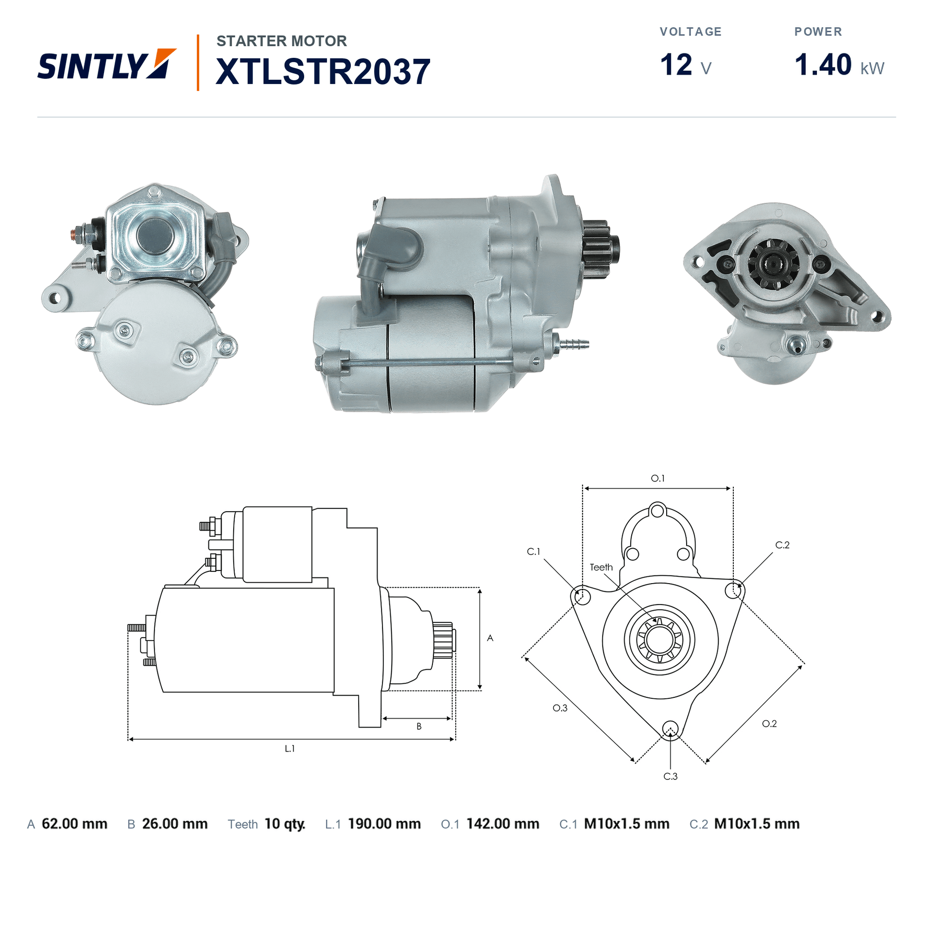 Starter XTLSTR2037