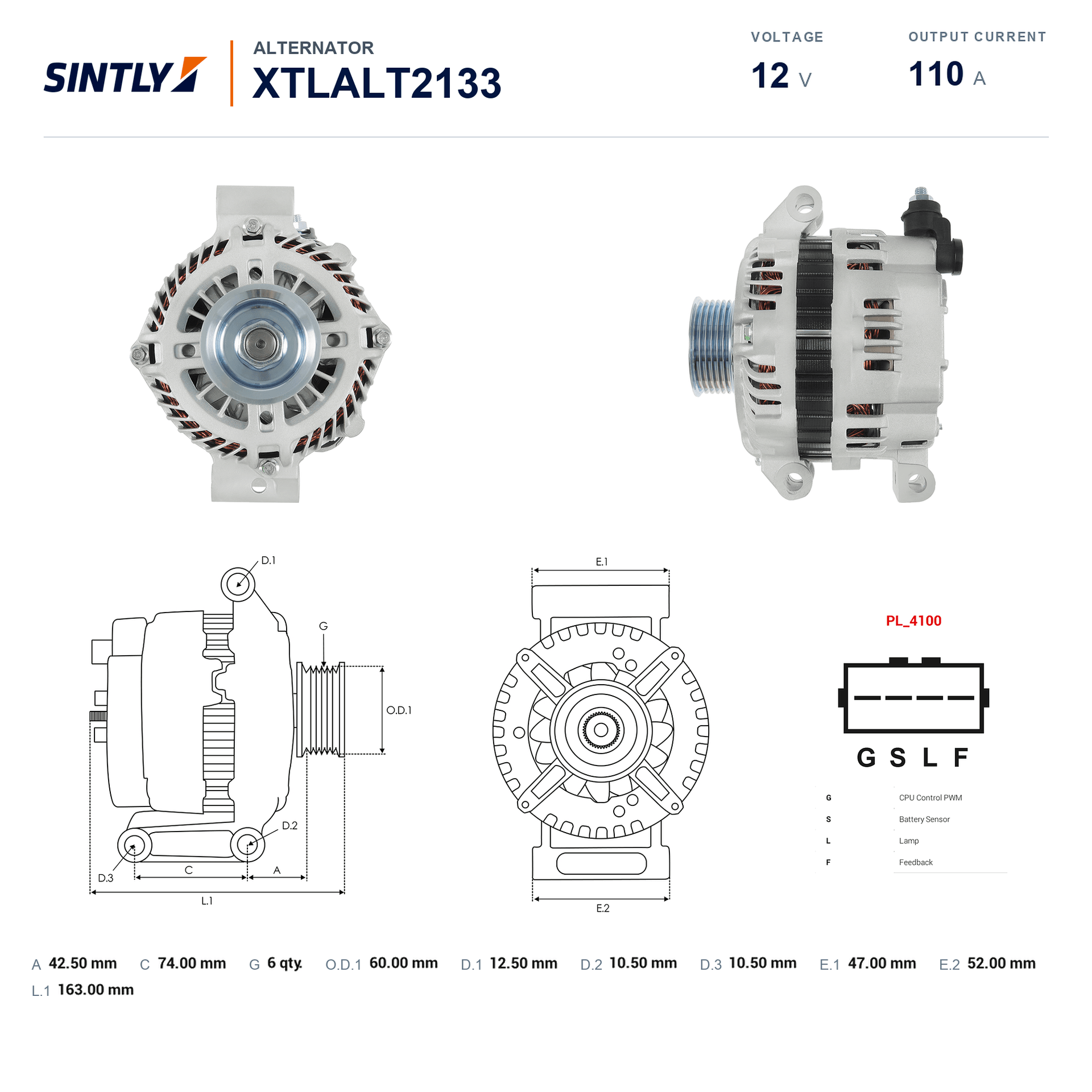 Alternator XTLALT2133