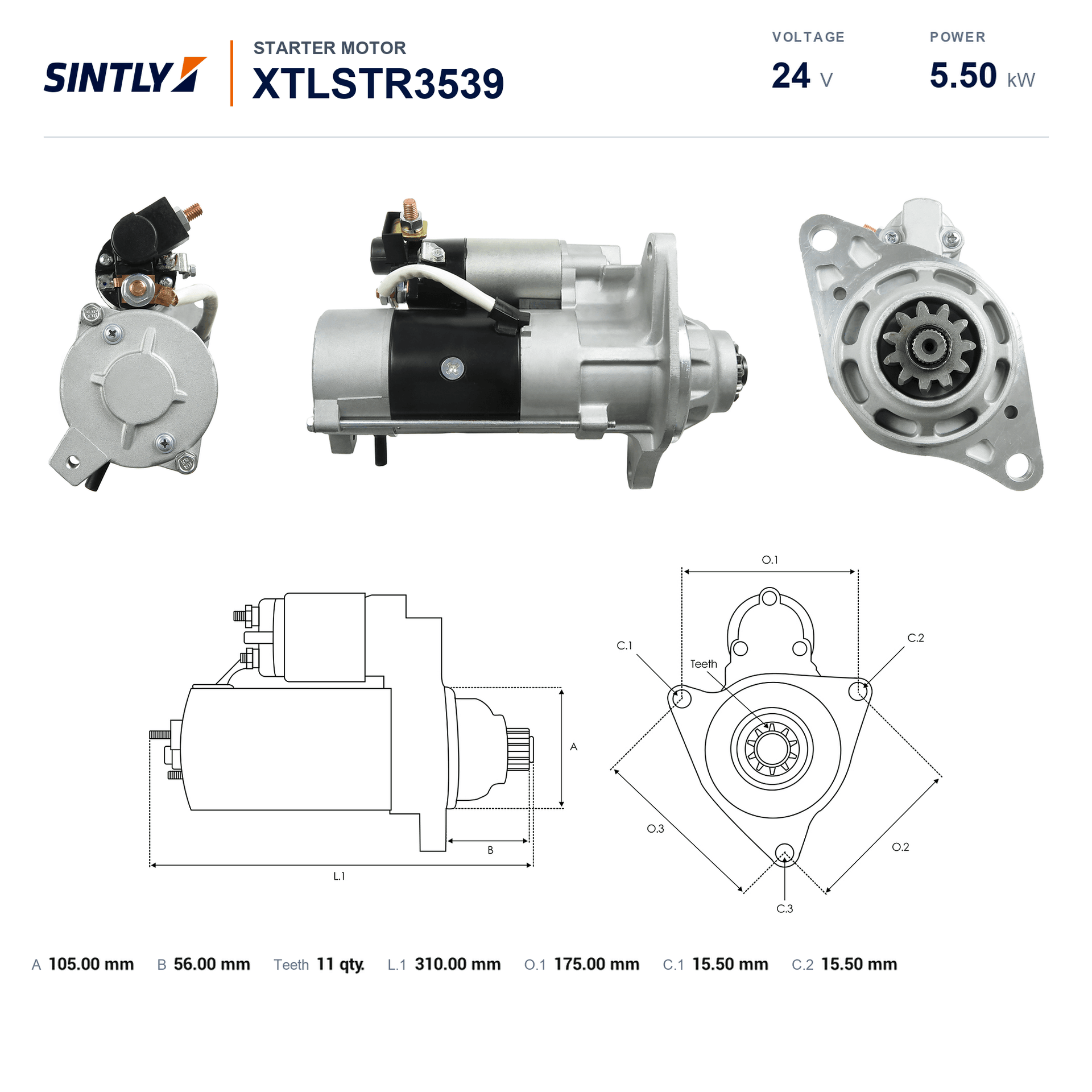 Starter XTLSTR3539