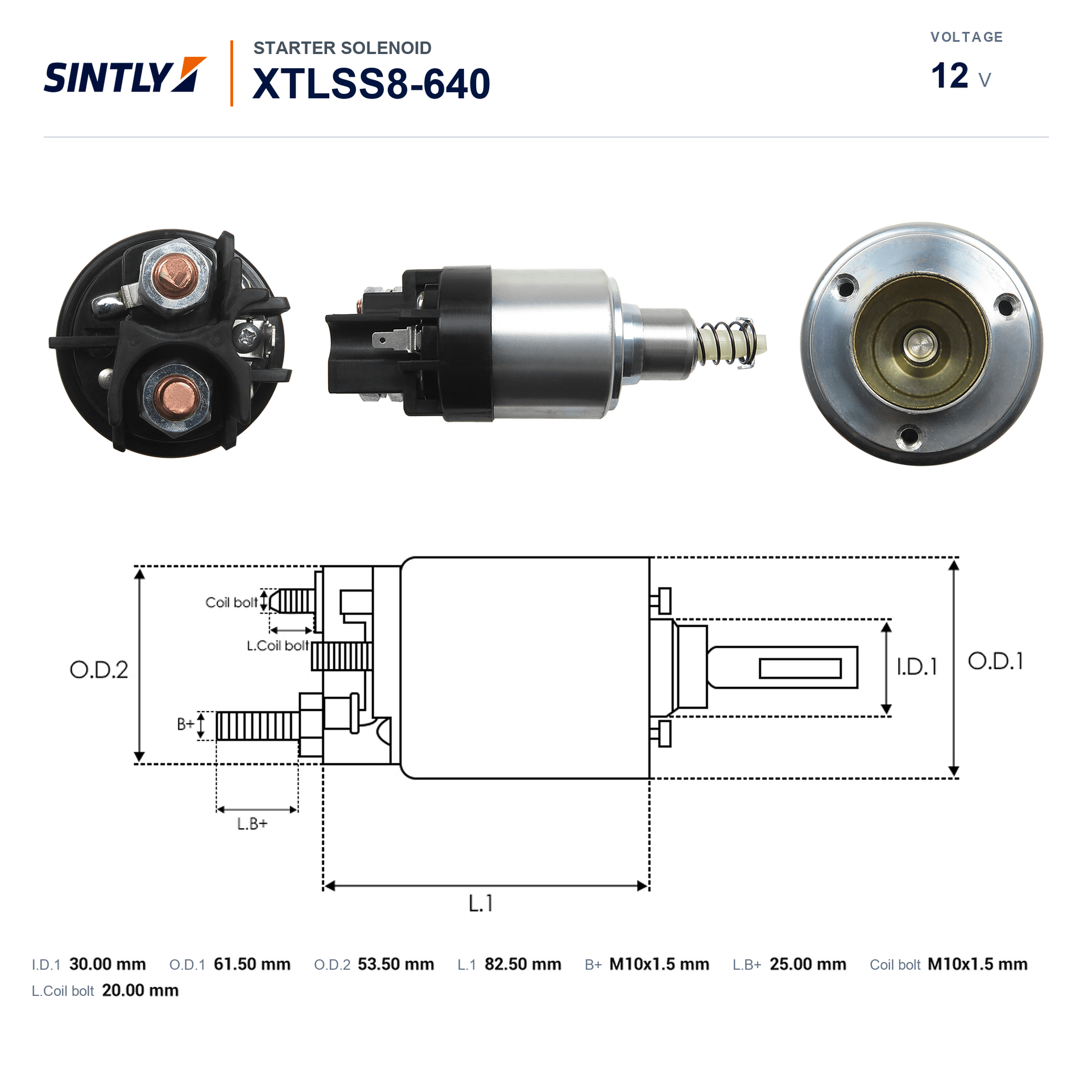 Starter Solenoid XTLSS8-640
