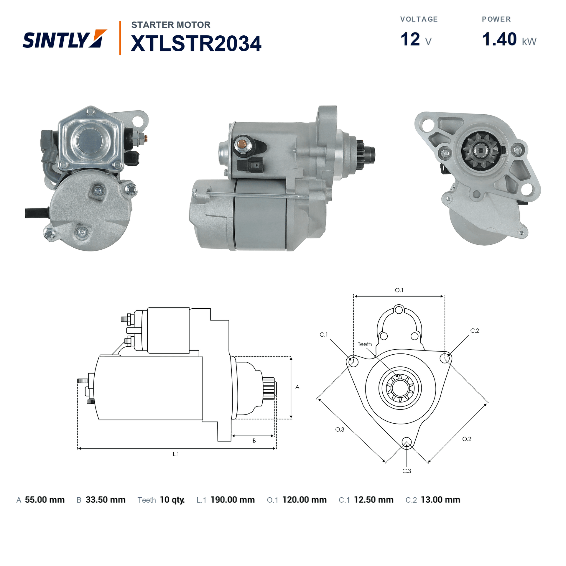 Starter XTLSTR2034