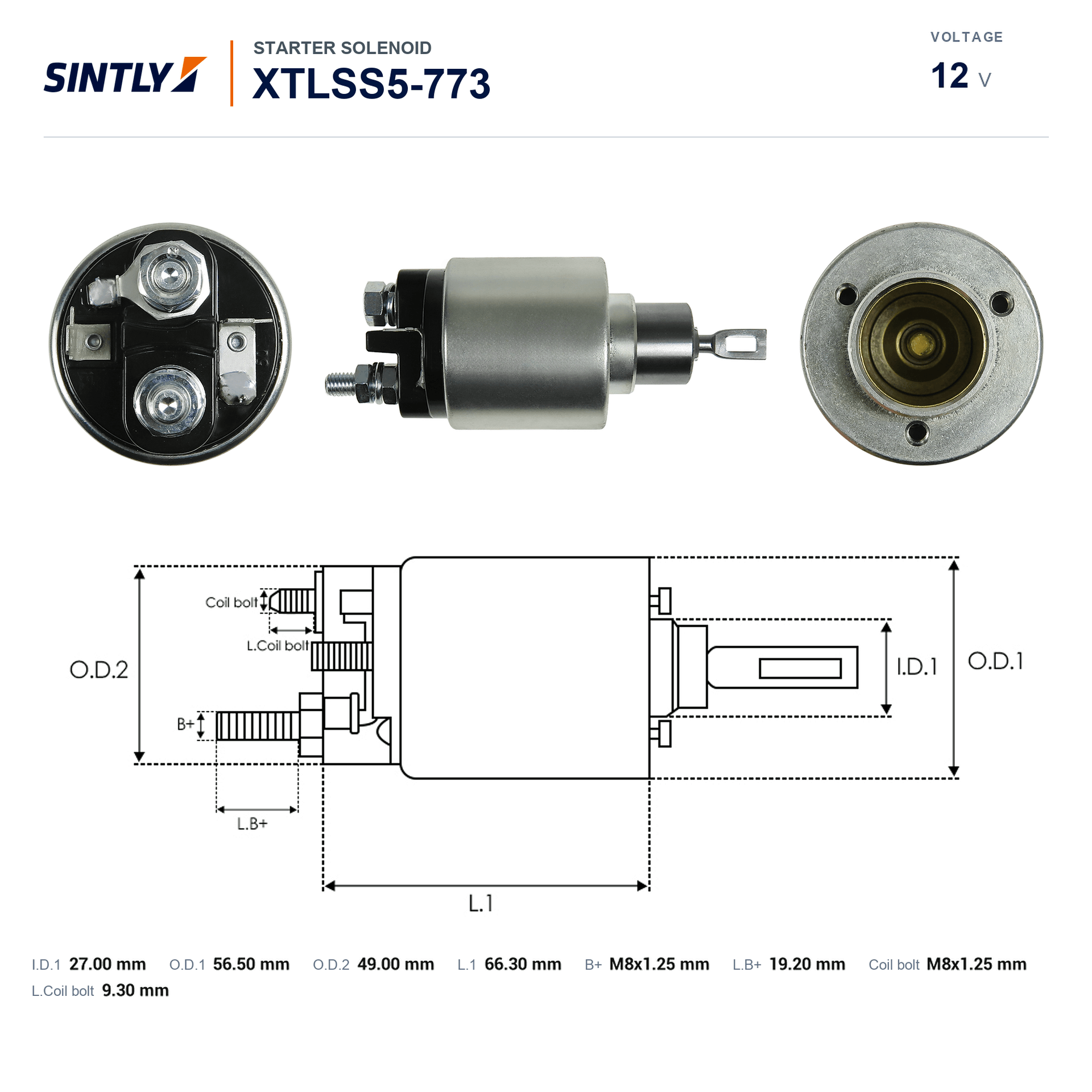 Solenoide de arranque XTLSS5-773