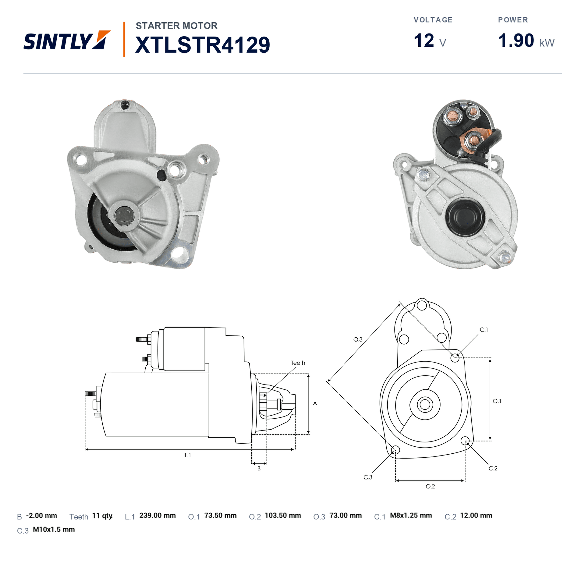 Starter XTLSTR4129