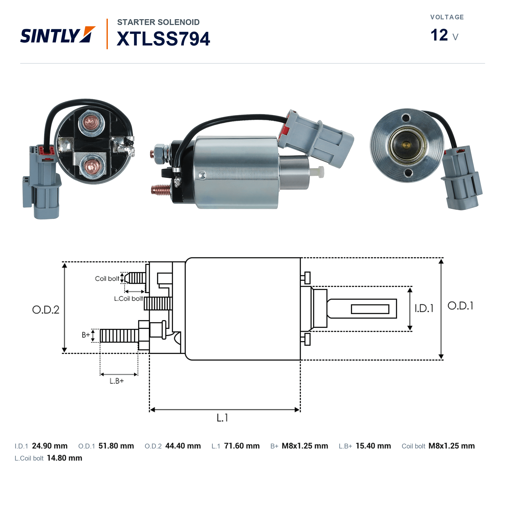 Starter Solenoid XTLSS794