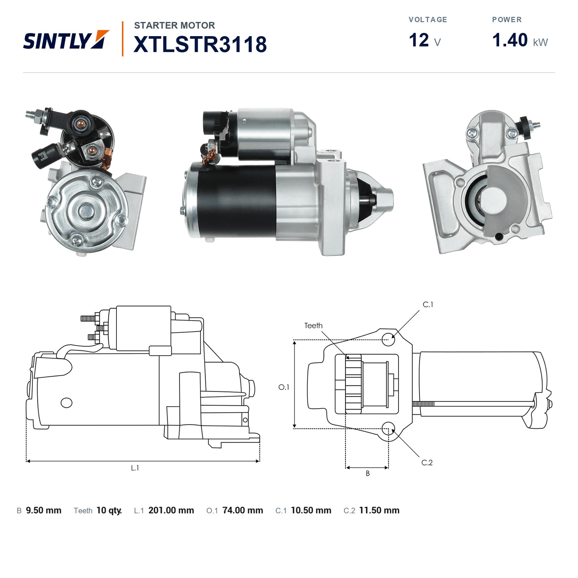 Starter XTLSTR3118
