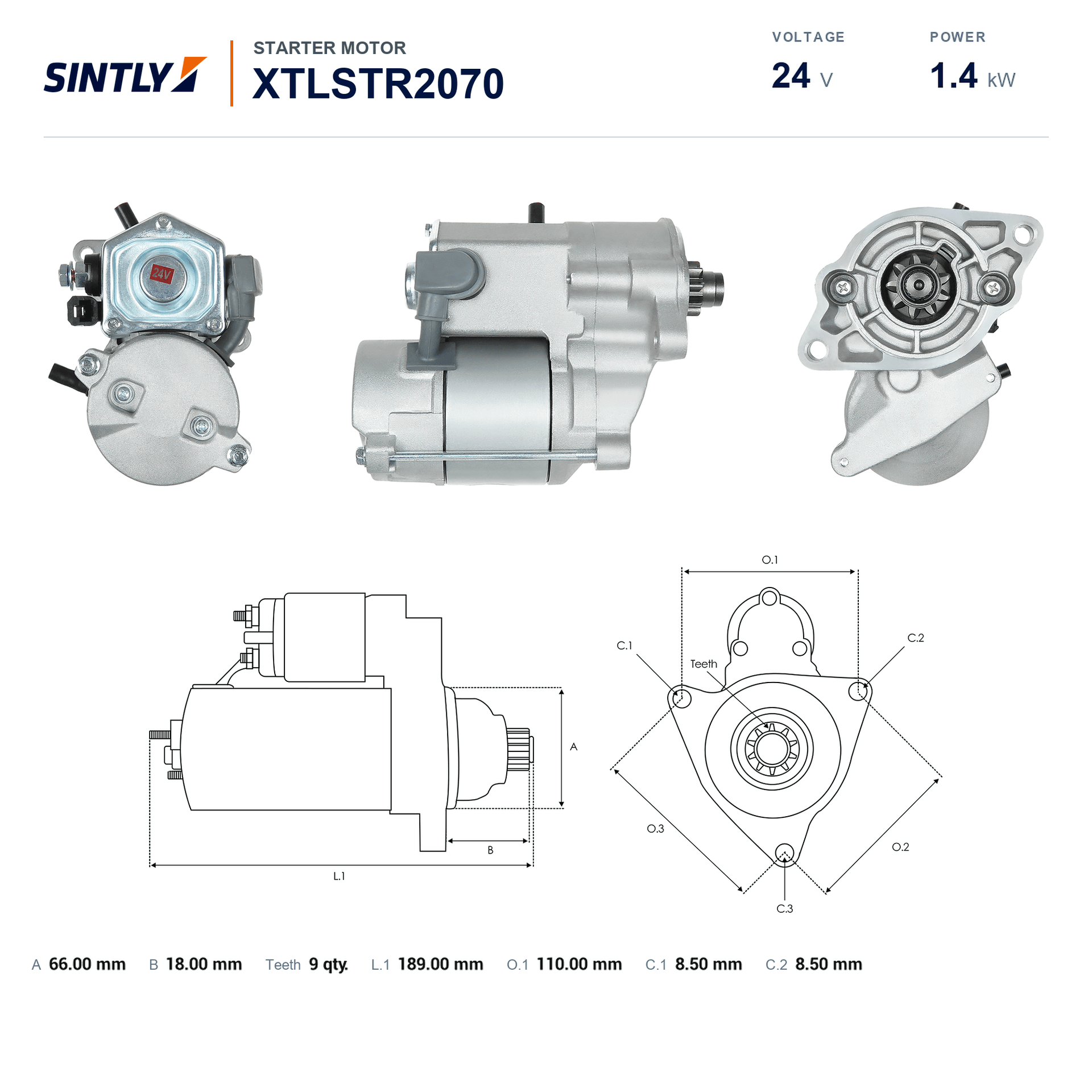 Starter XTLSTR2070