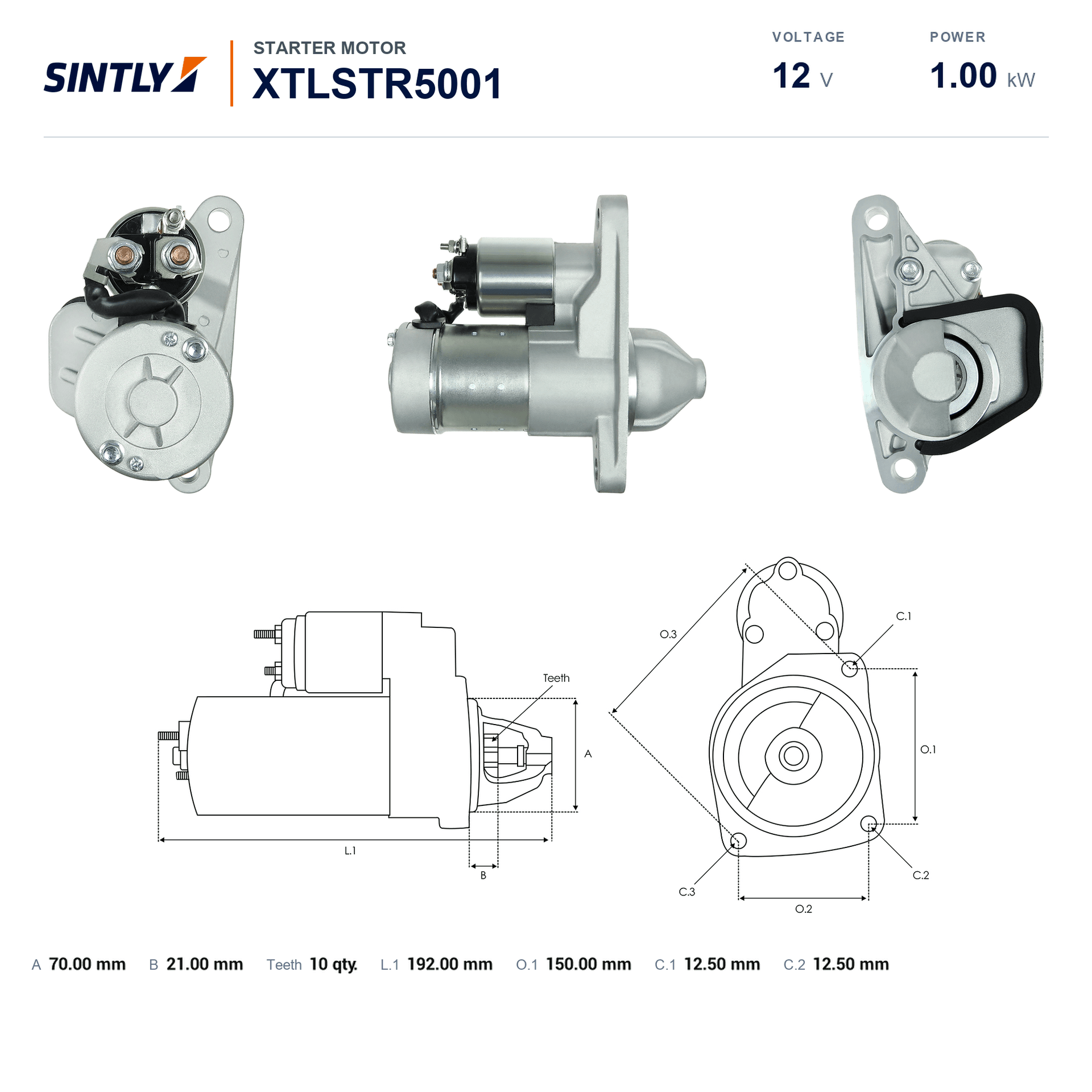 Starter XTLSTR5001