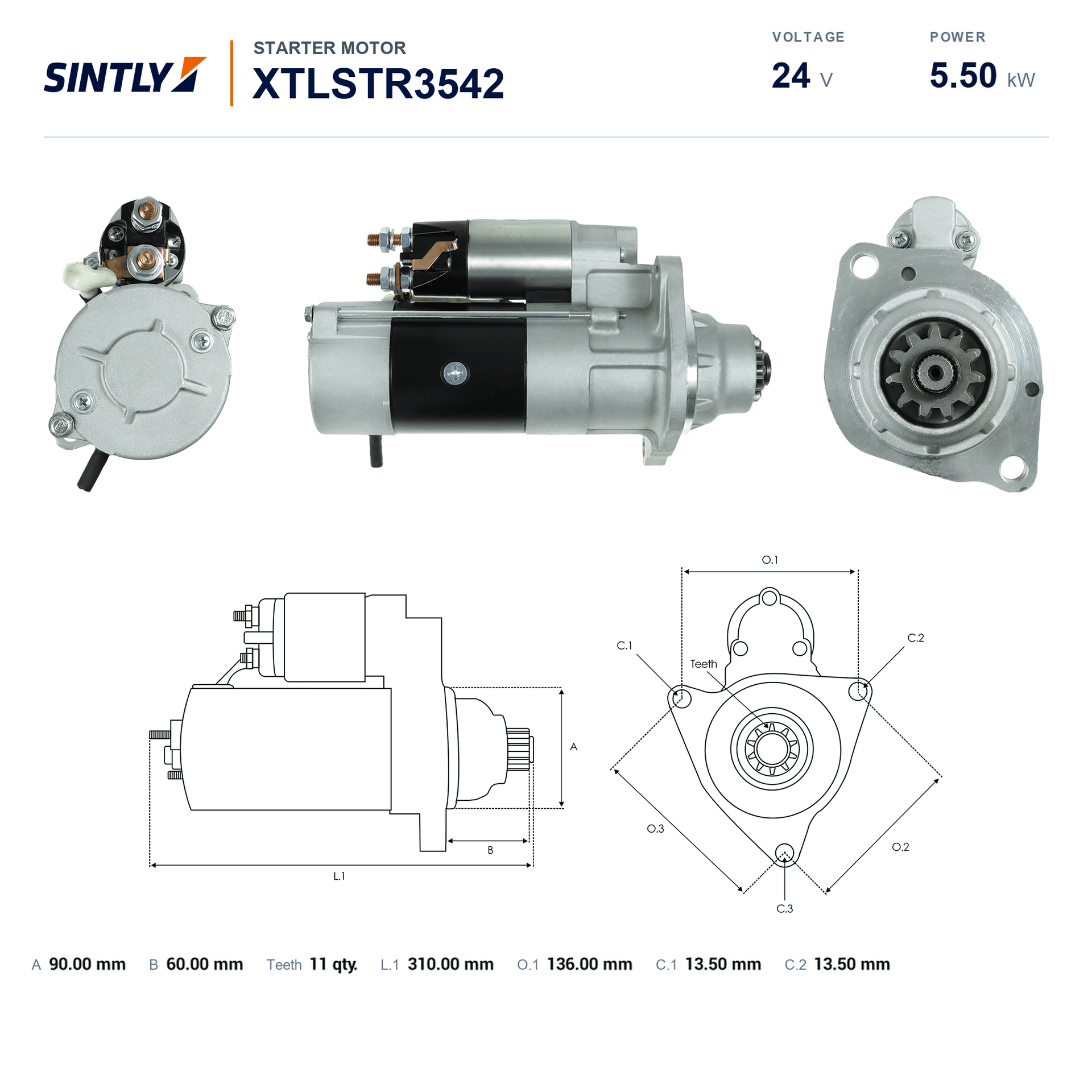 Starter XTLSTR3542