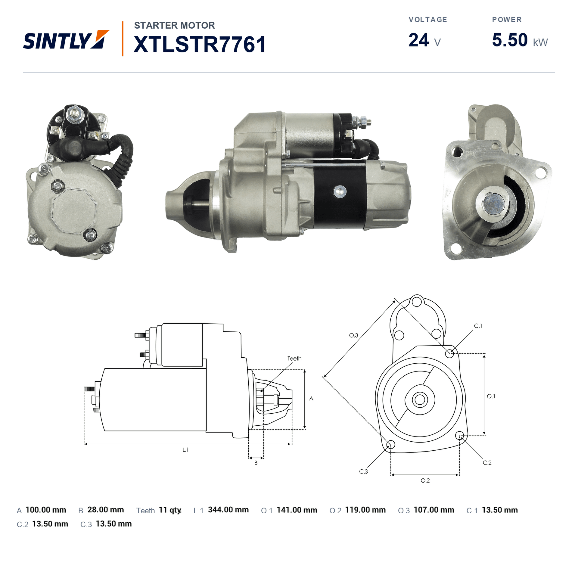 Starter XTLSTR7761