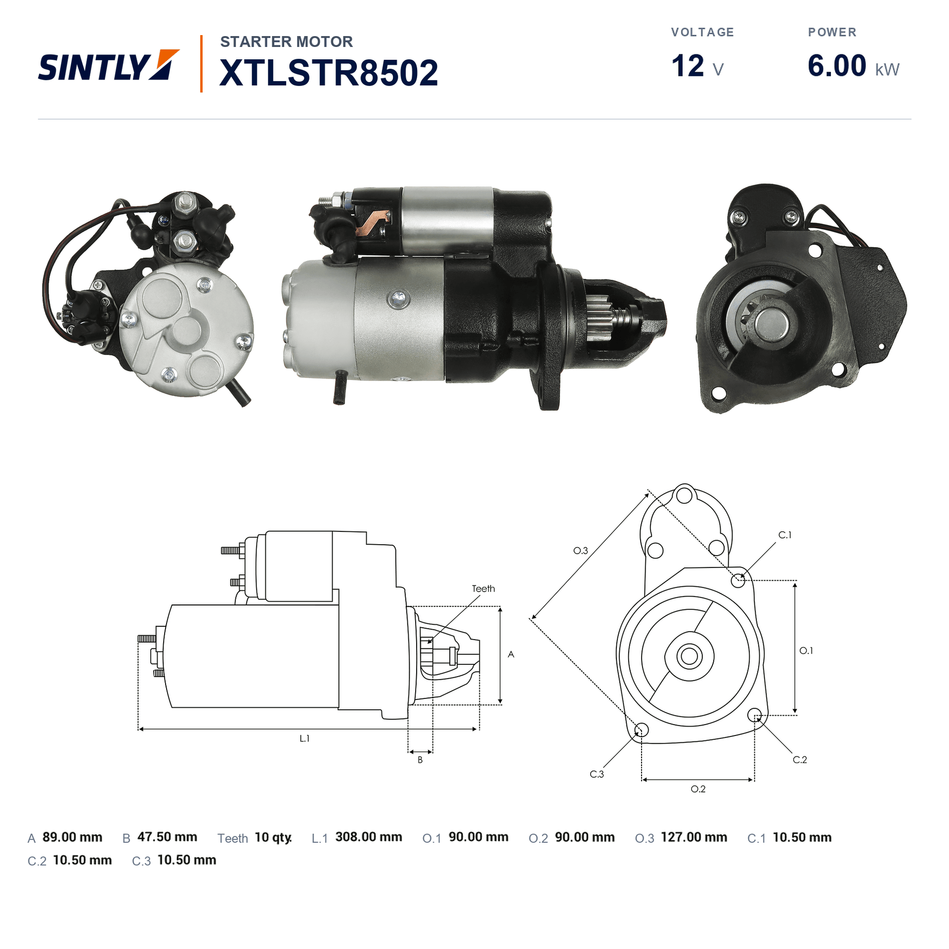Starter XTLSTR8502