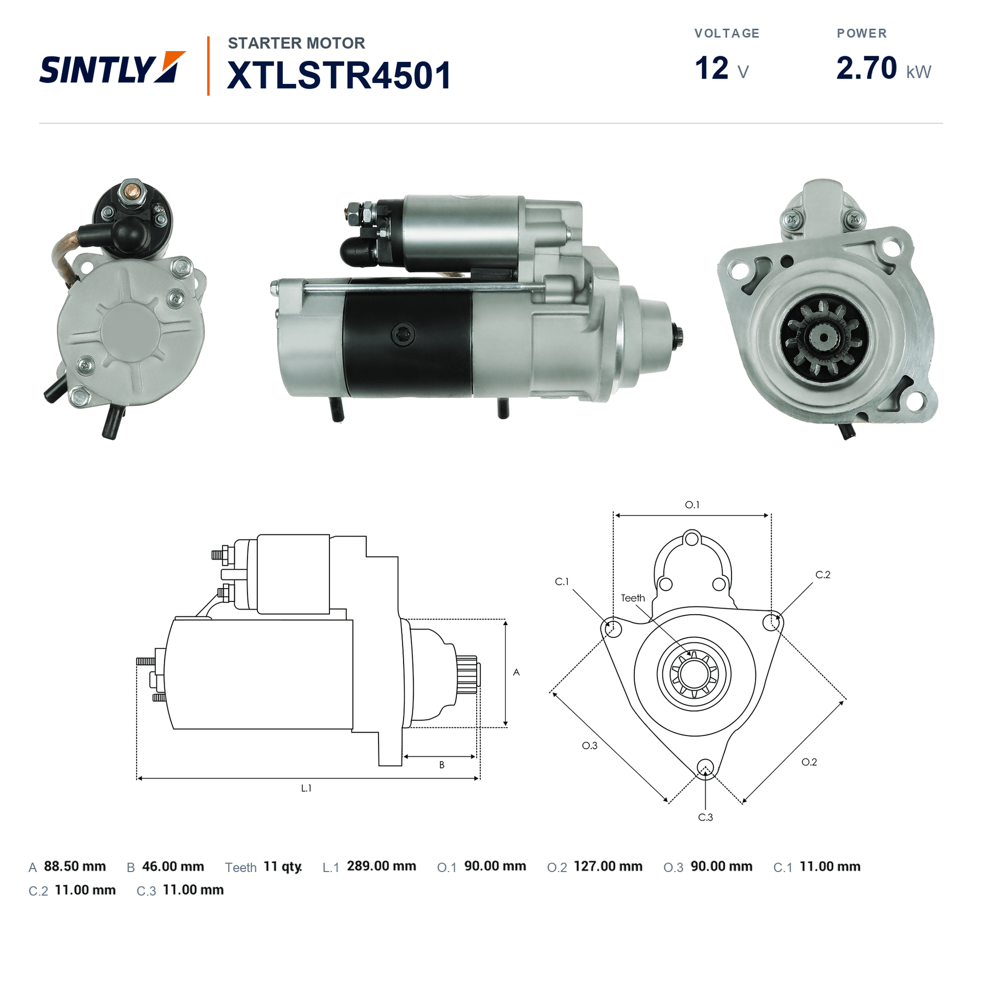 Starter XTLSTR4501