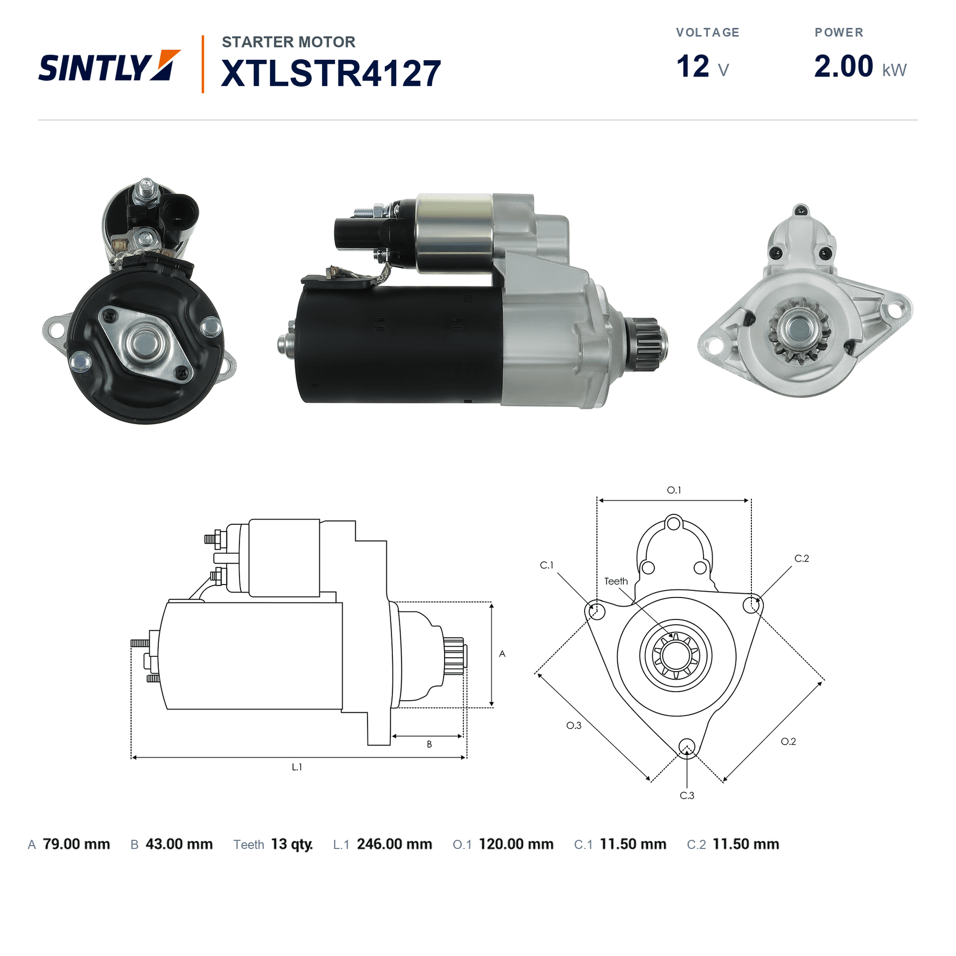 Starter XTLSTR4127