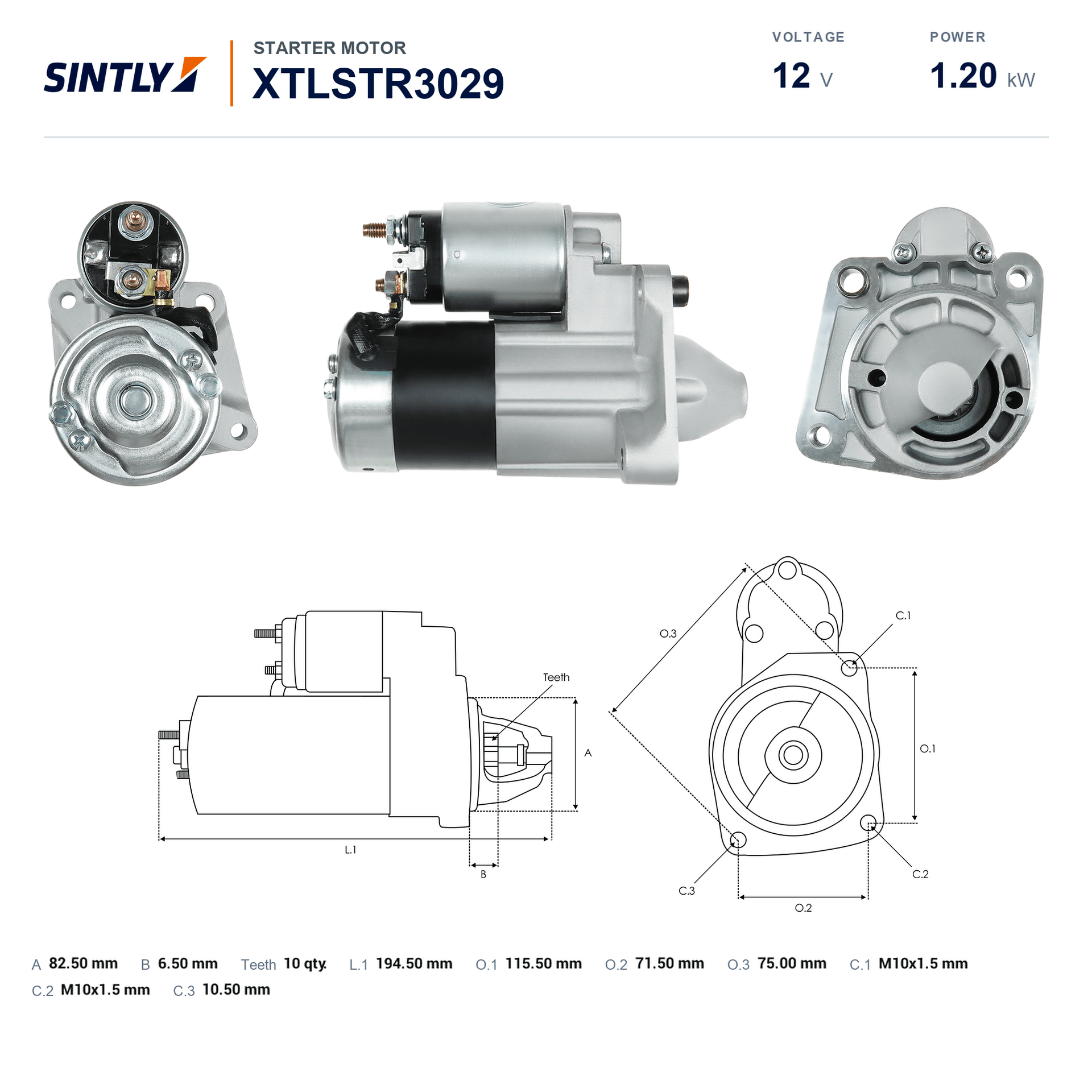 Starter XTLSTR3029