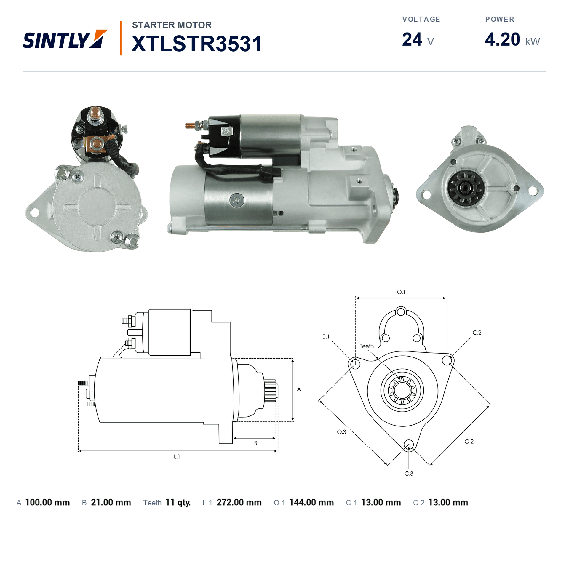 Starter XTLSTR3531