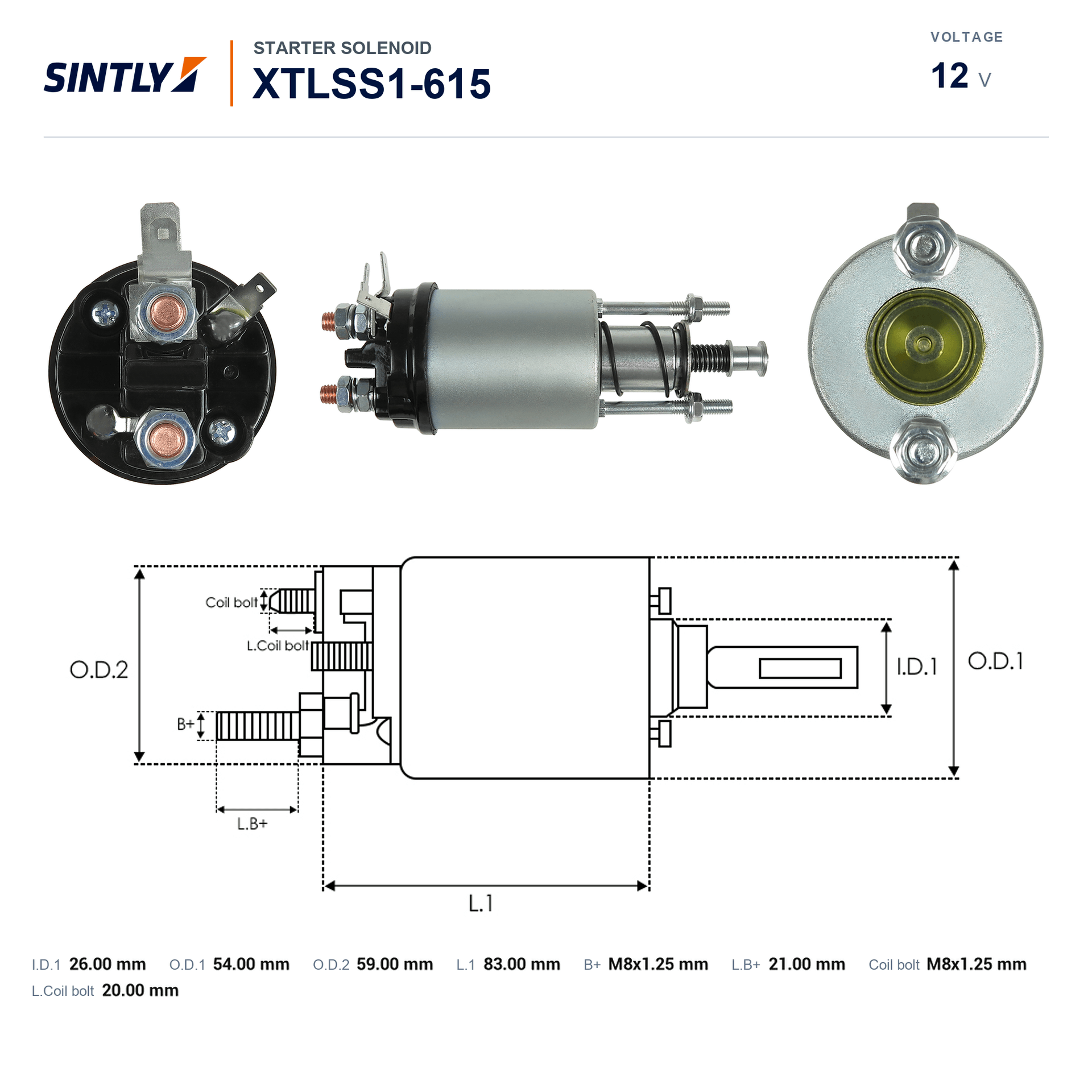 起动机电磁开关 XTLSS1-615
