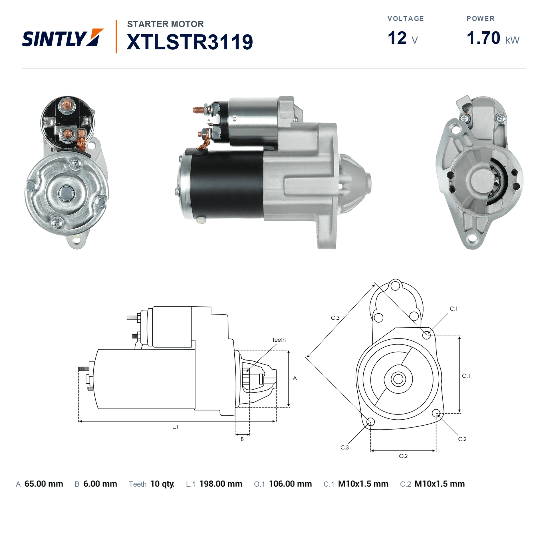 Starter XTLSTR3119