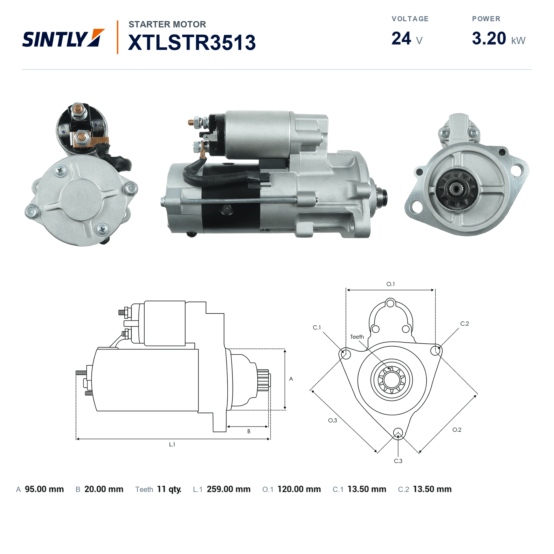 Starter XTLSTR3513