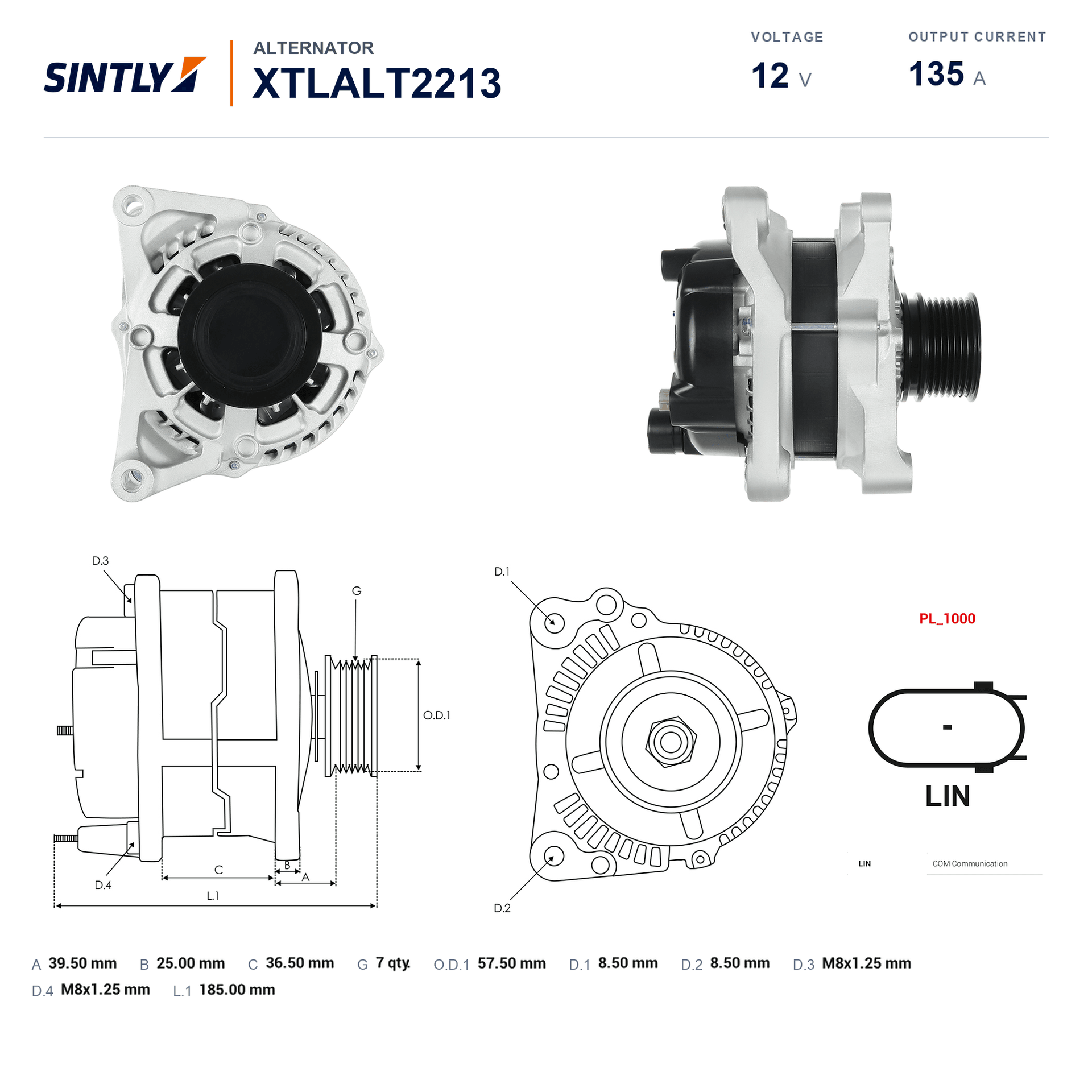 Alternator XTLALT2213