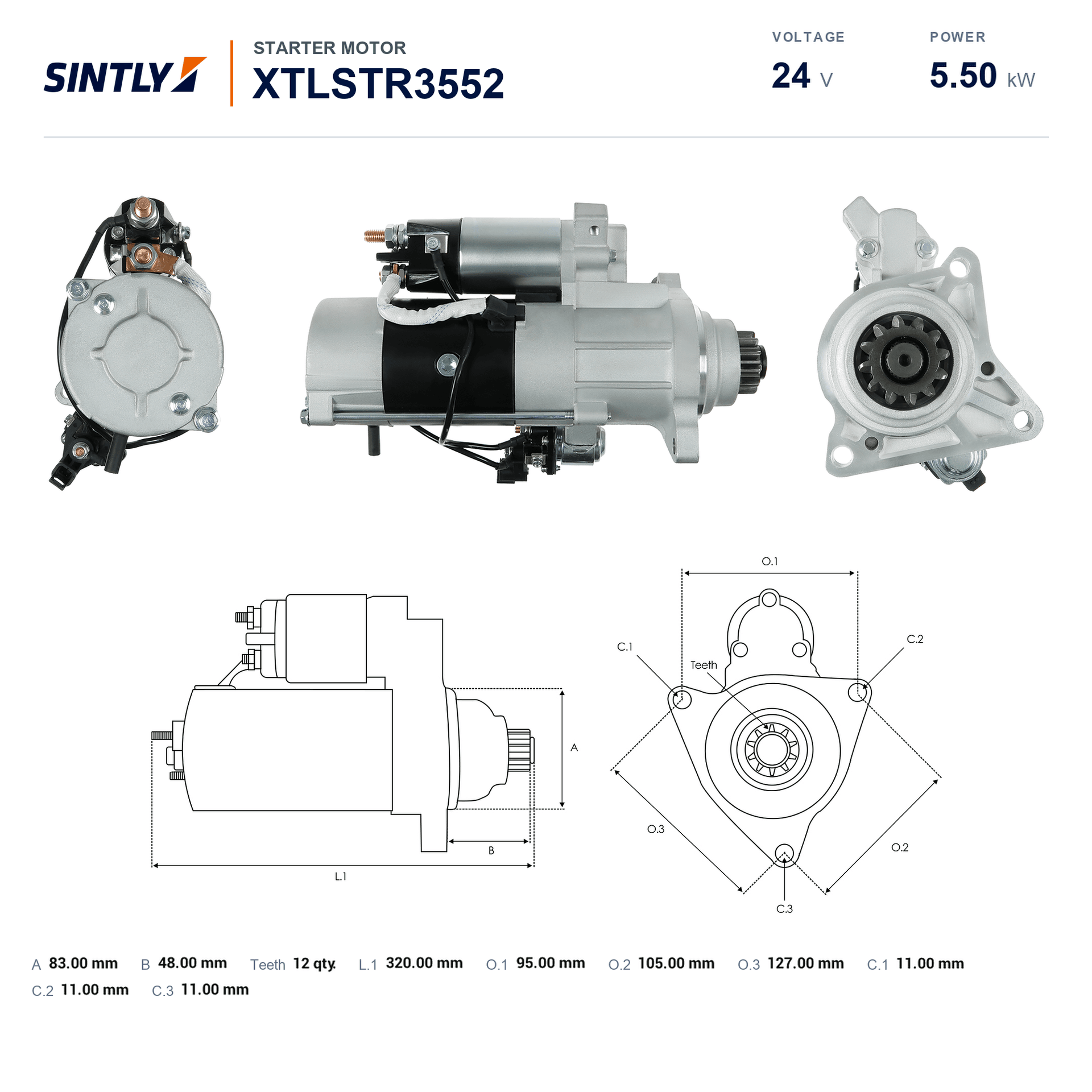 Starter XTLSTR3552