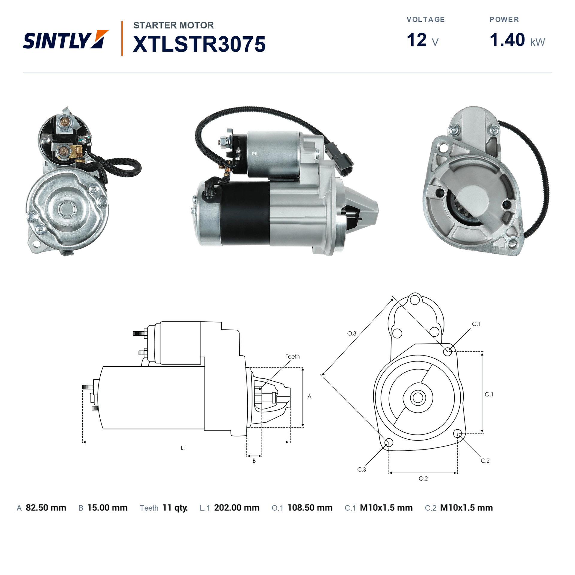 Starter XTLSTR3075