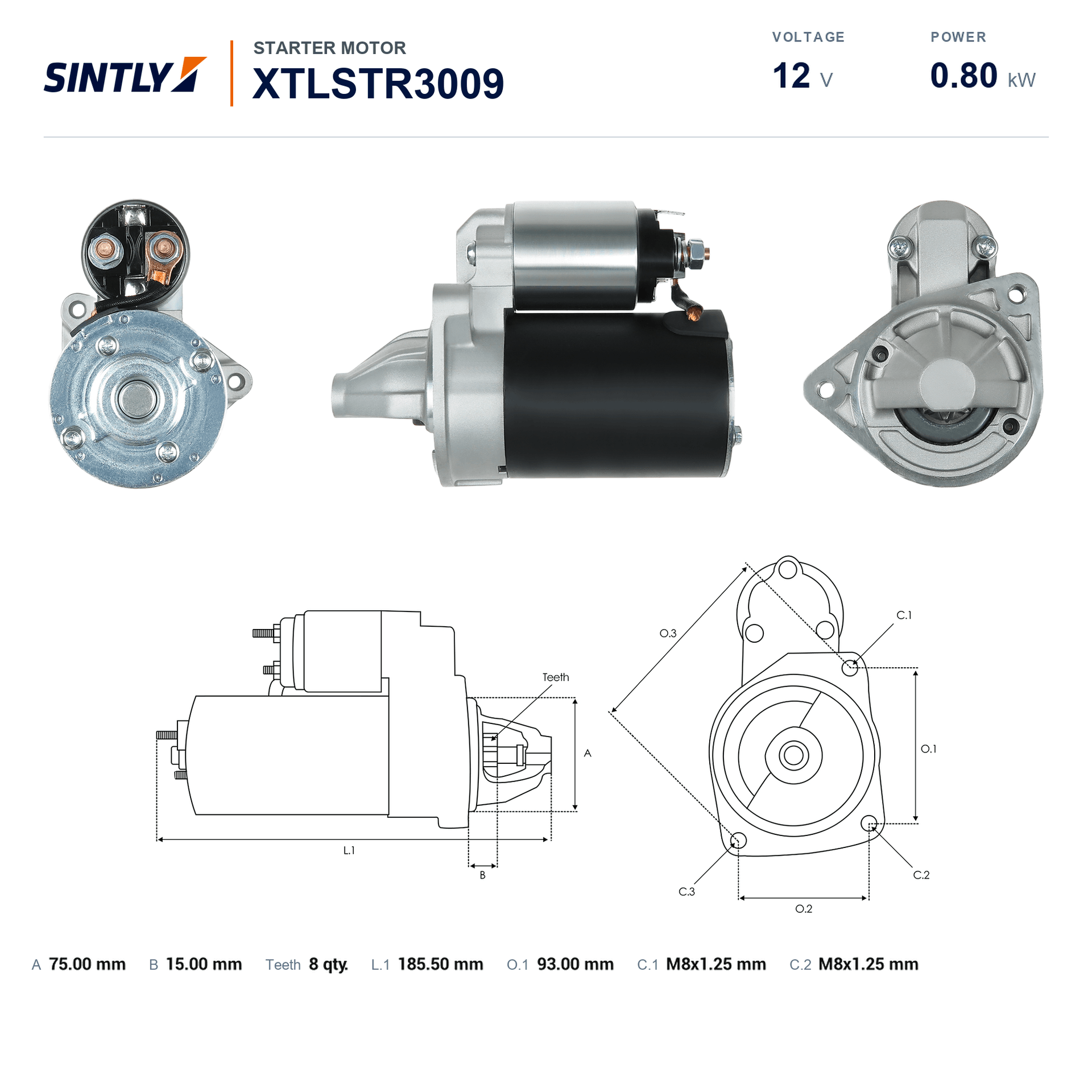 Starter XTLSTR3009