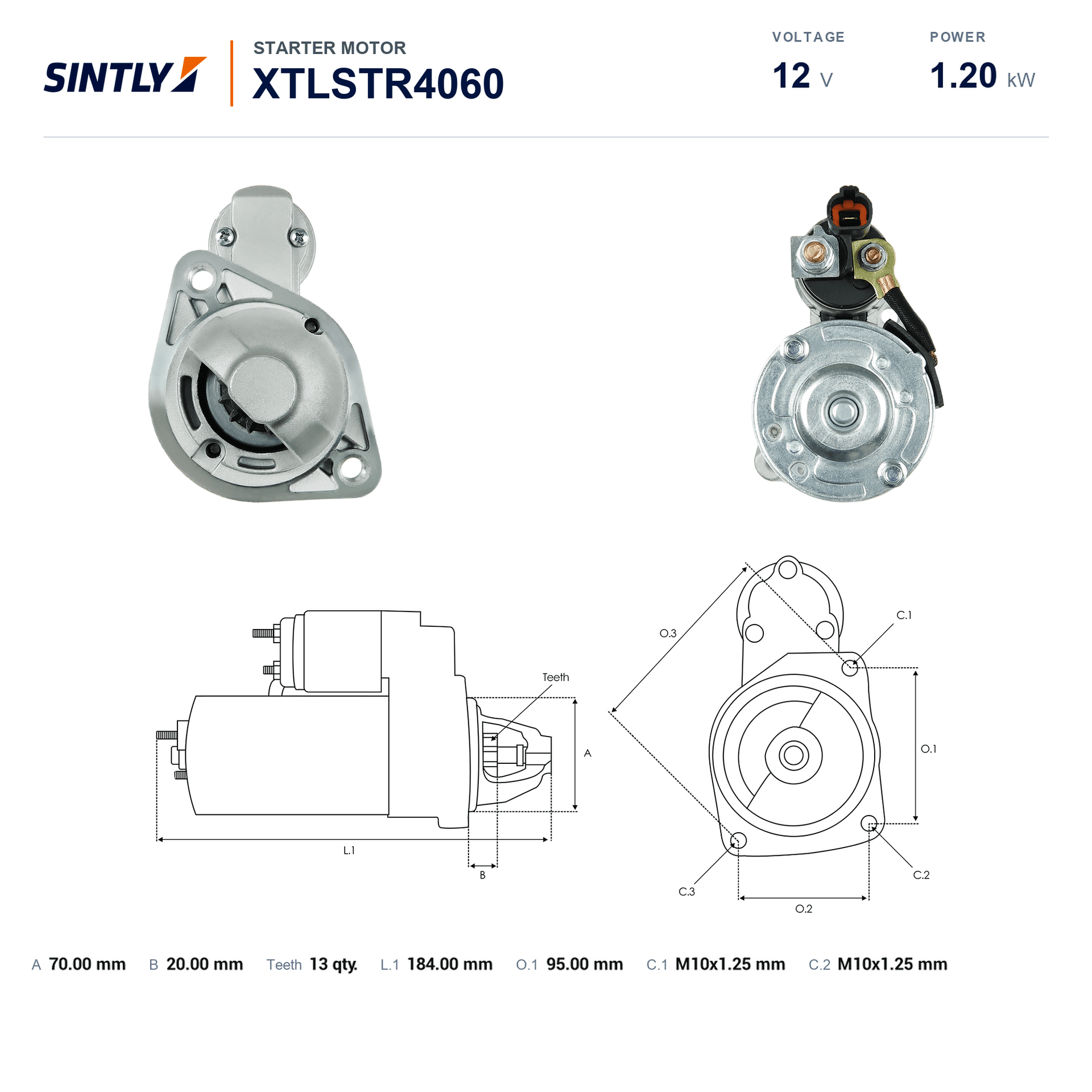 Starter XTLSTR4060