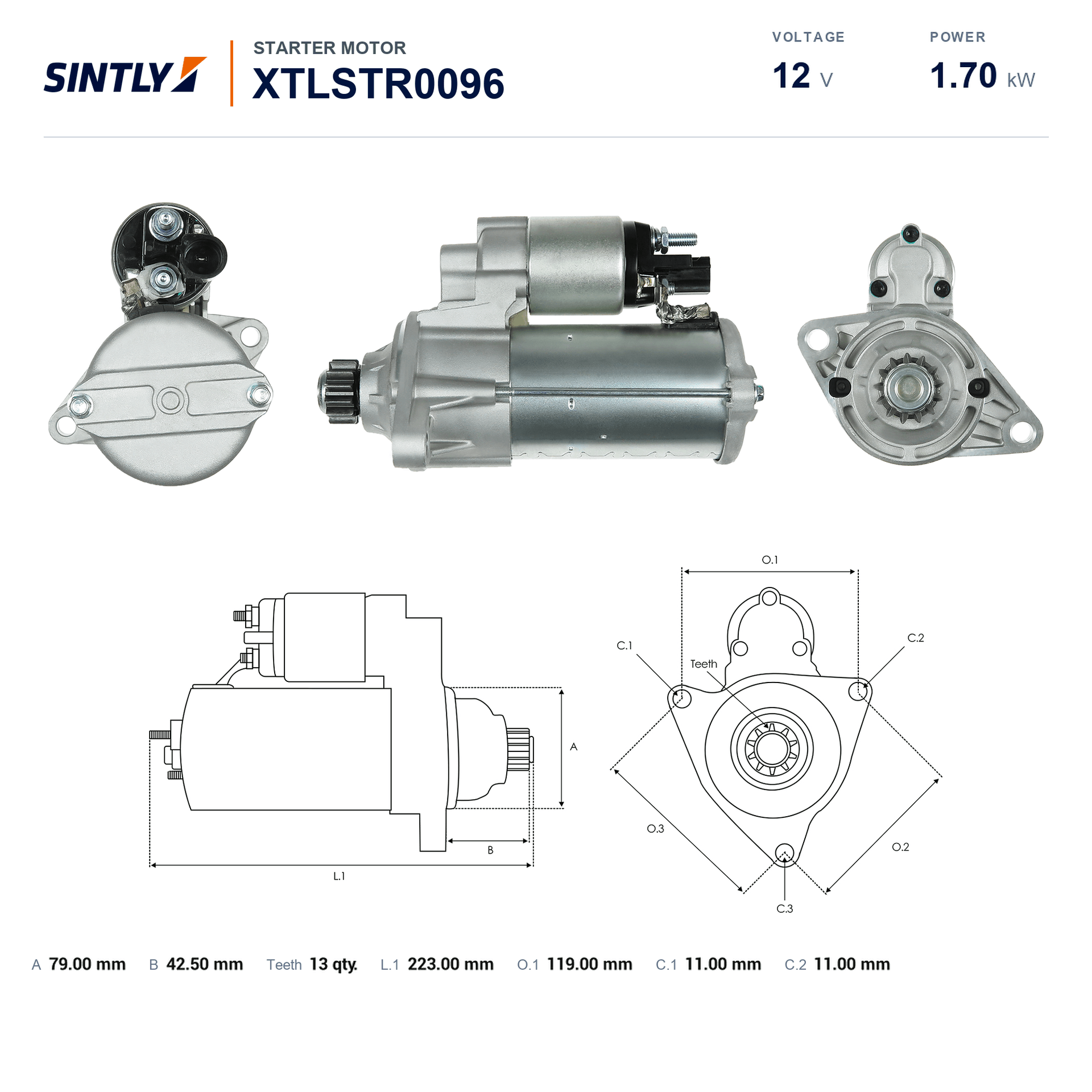 Starter XTLSTR0096
