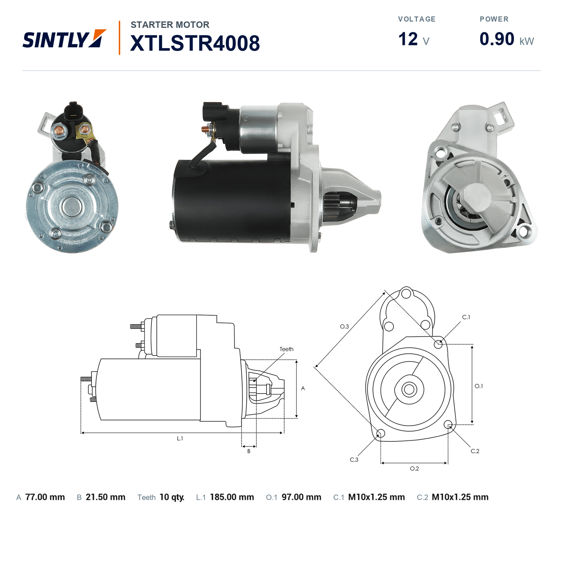 Starter XTLSTR4008