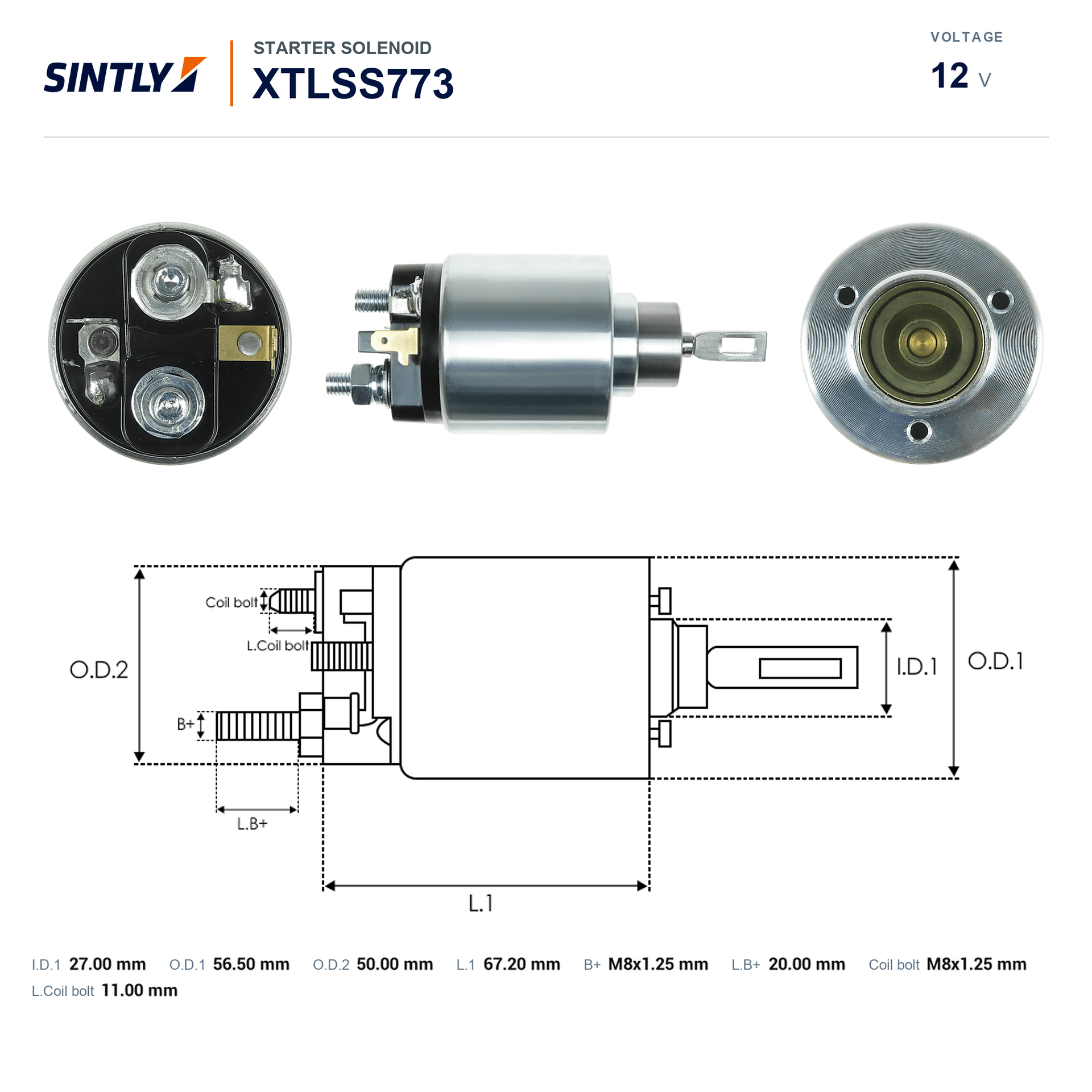 Starter Solenoid XTLSS773