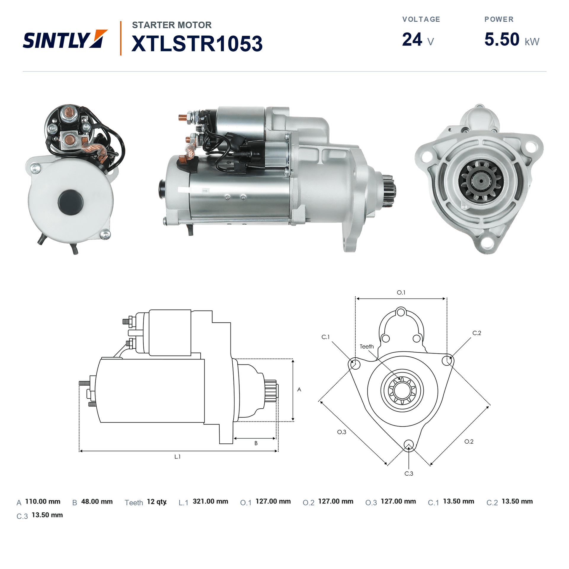 Starter XTLSTR1053