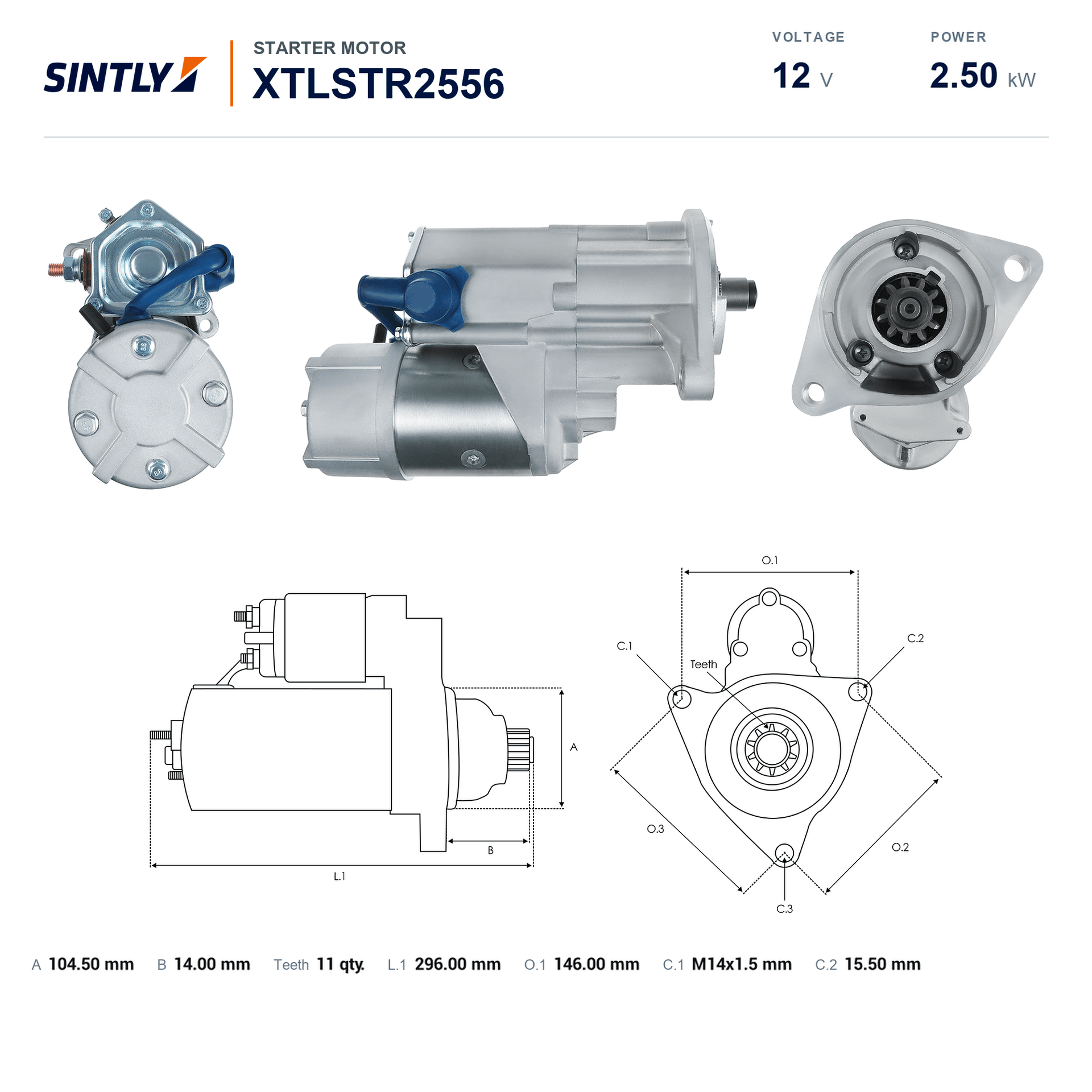 Starter XTLSTR2556