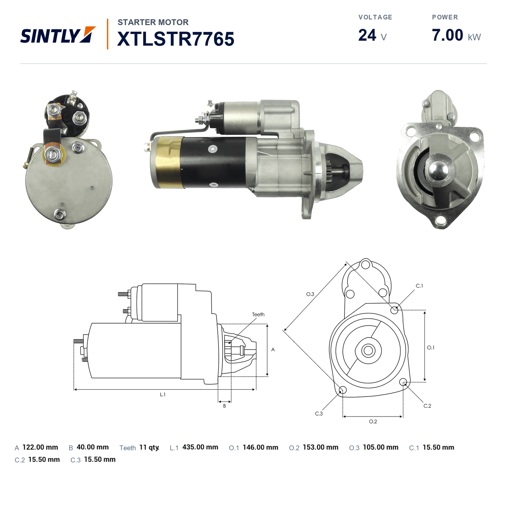 Starter XTLSTR7765
