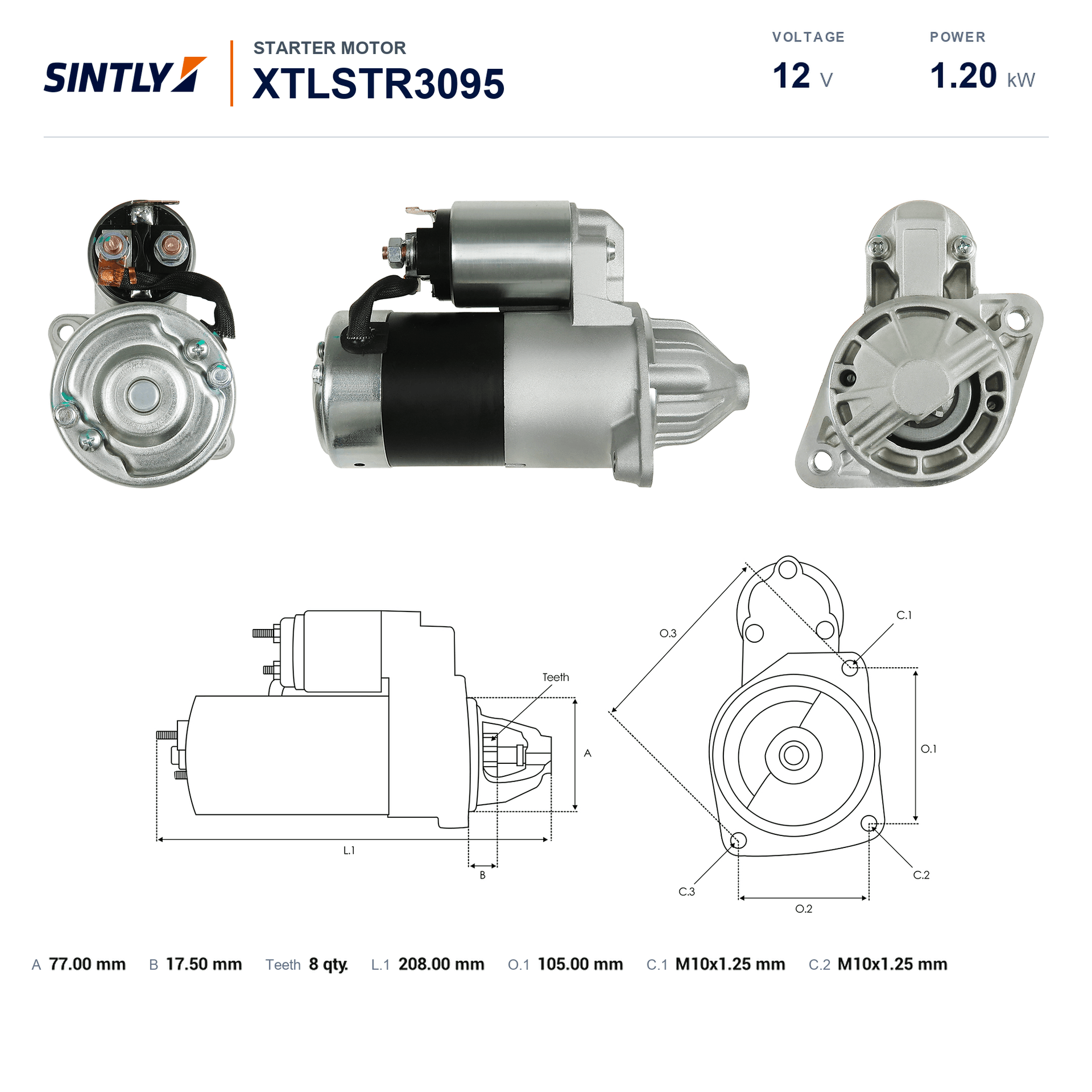 Starter XTLSTR3095