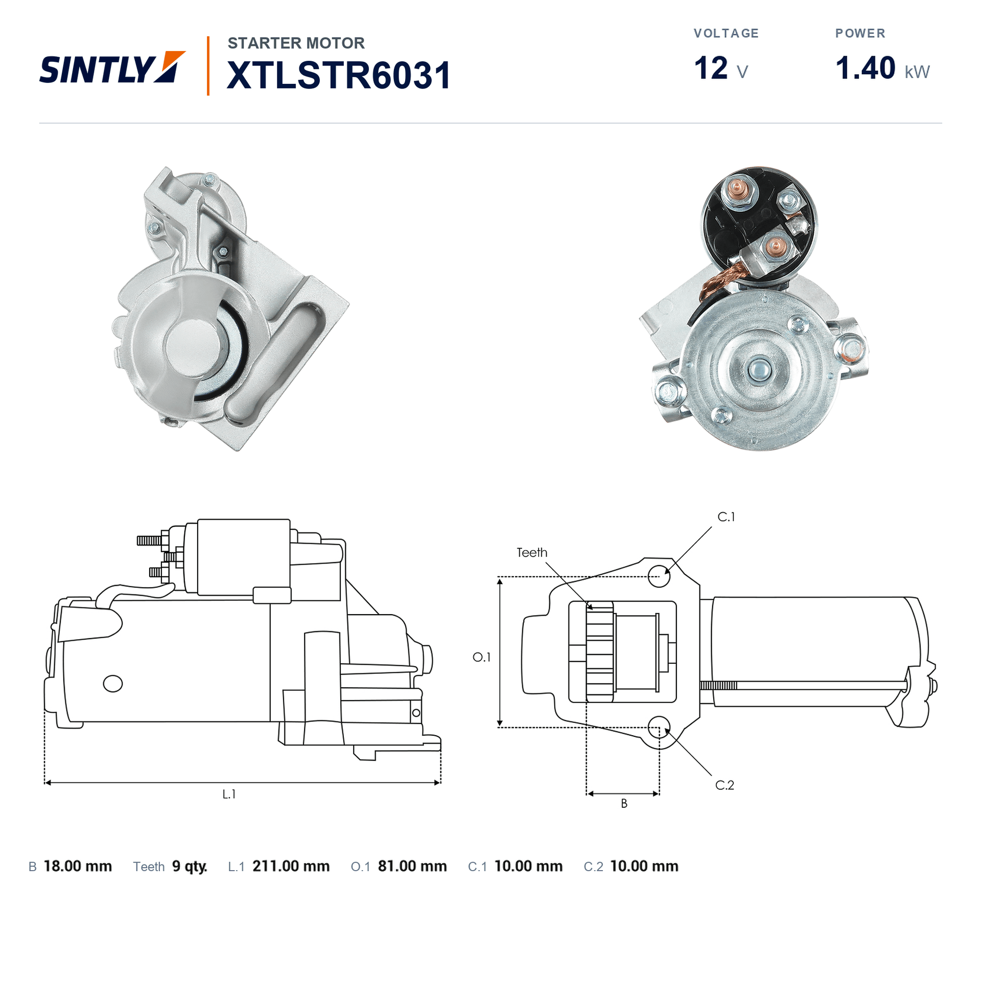 Starter XTLSTR6031