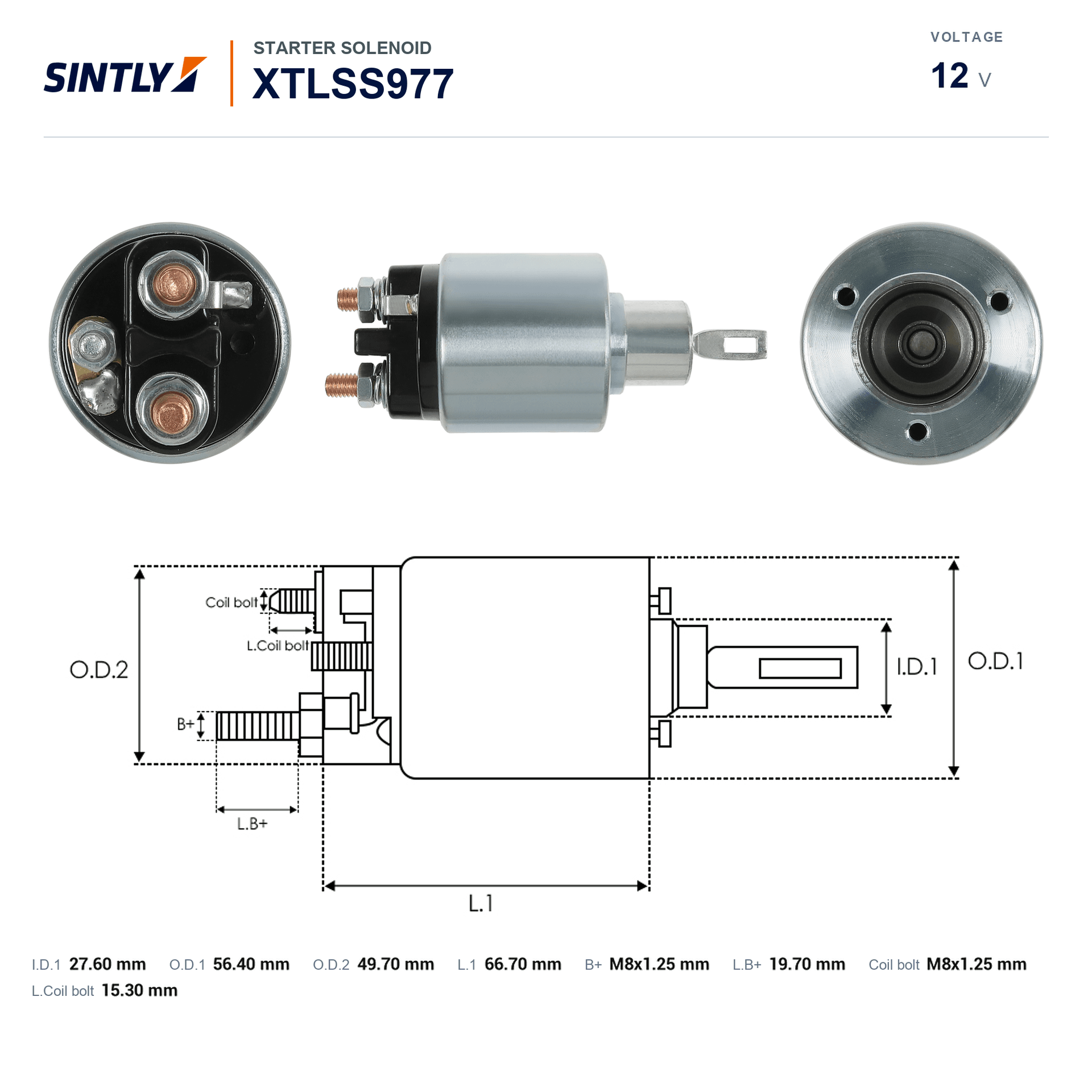 Starter Solenoid XTLSS977