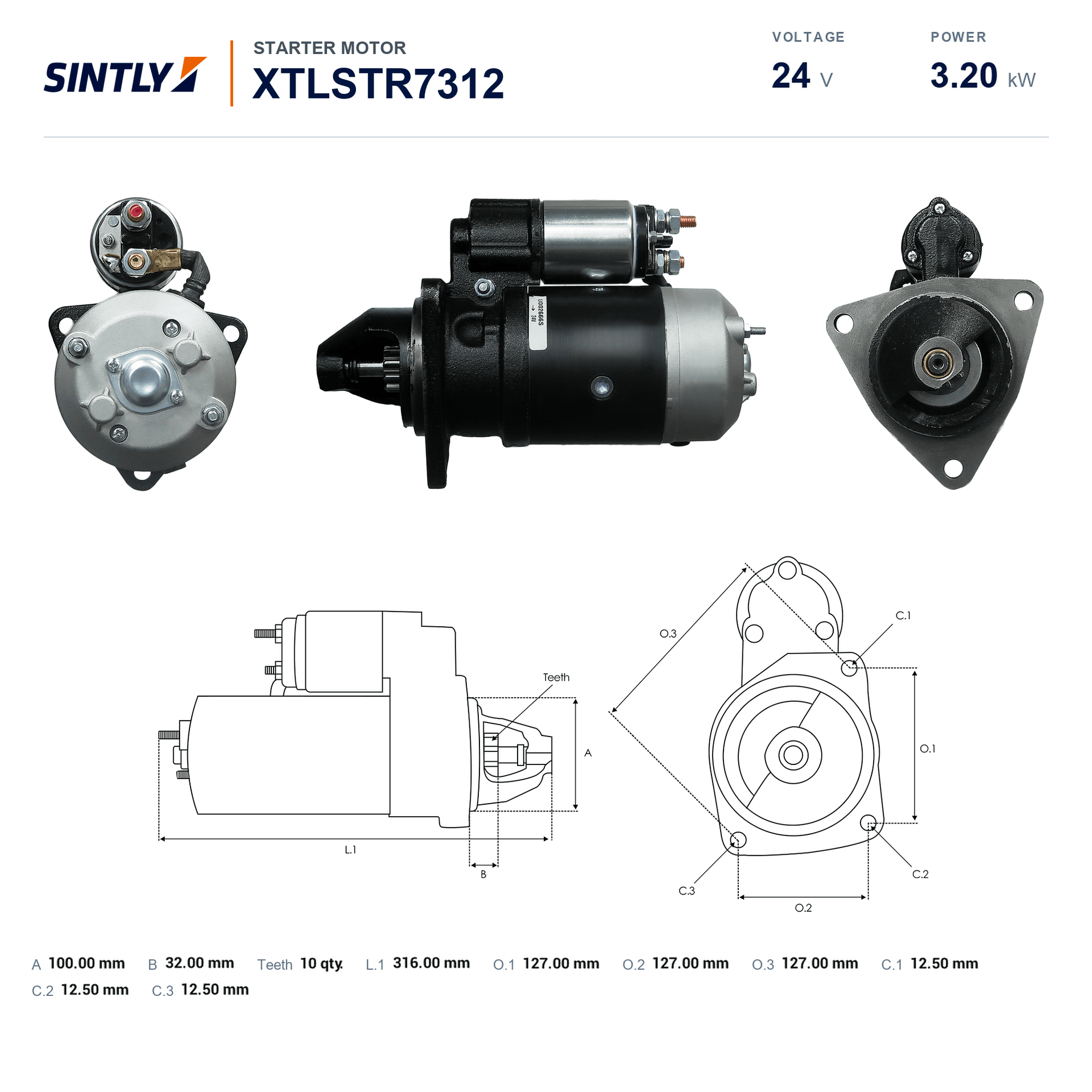 Starter XTLSTR7312