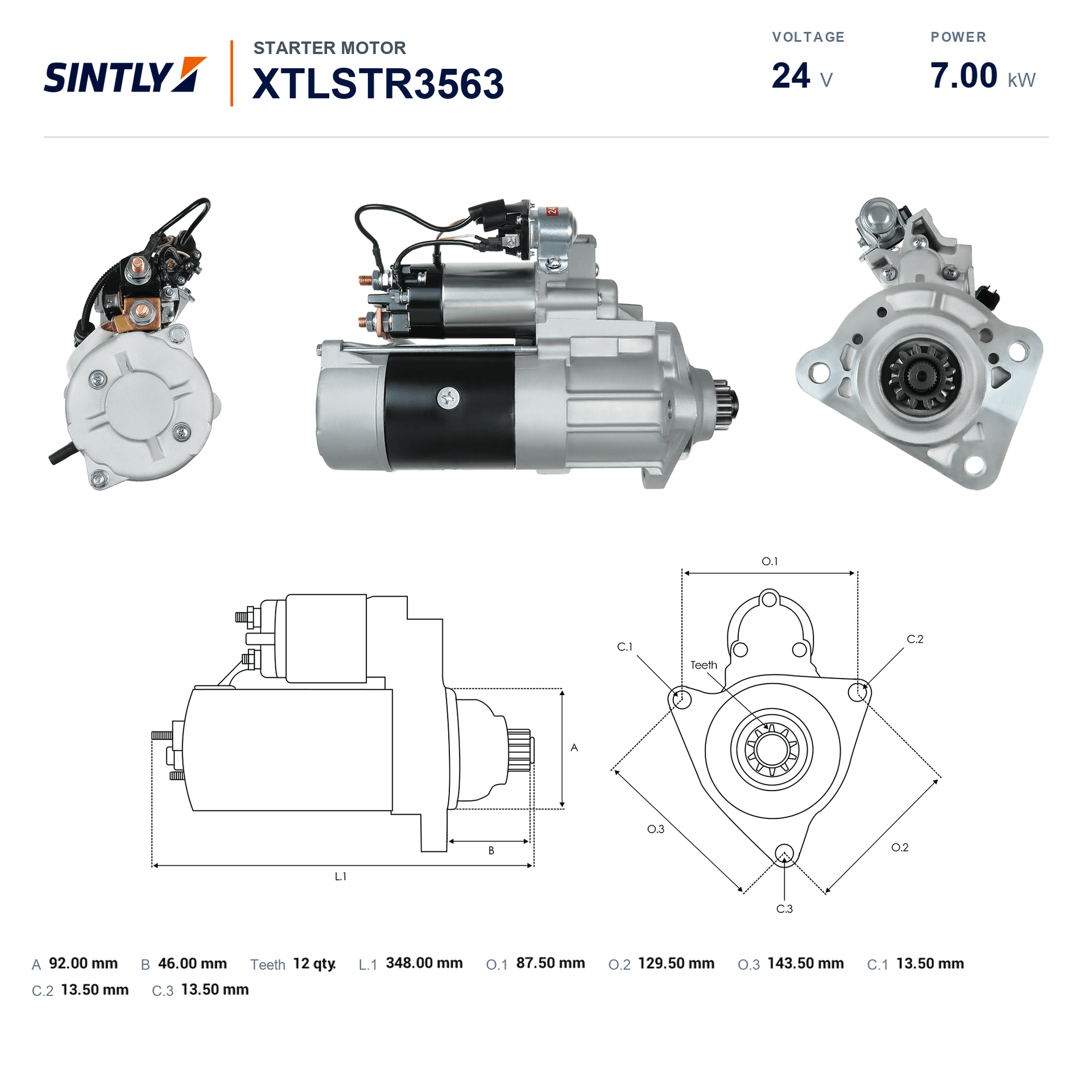 Starter XTLSTR3563