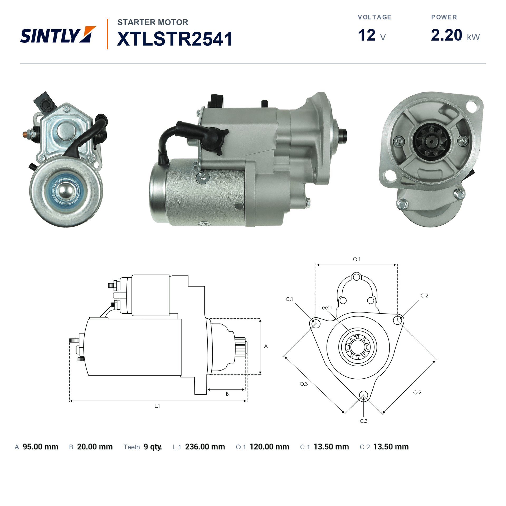 Starter XTLSTR2541