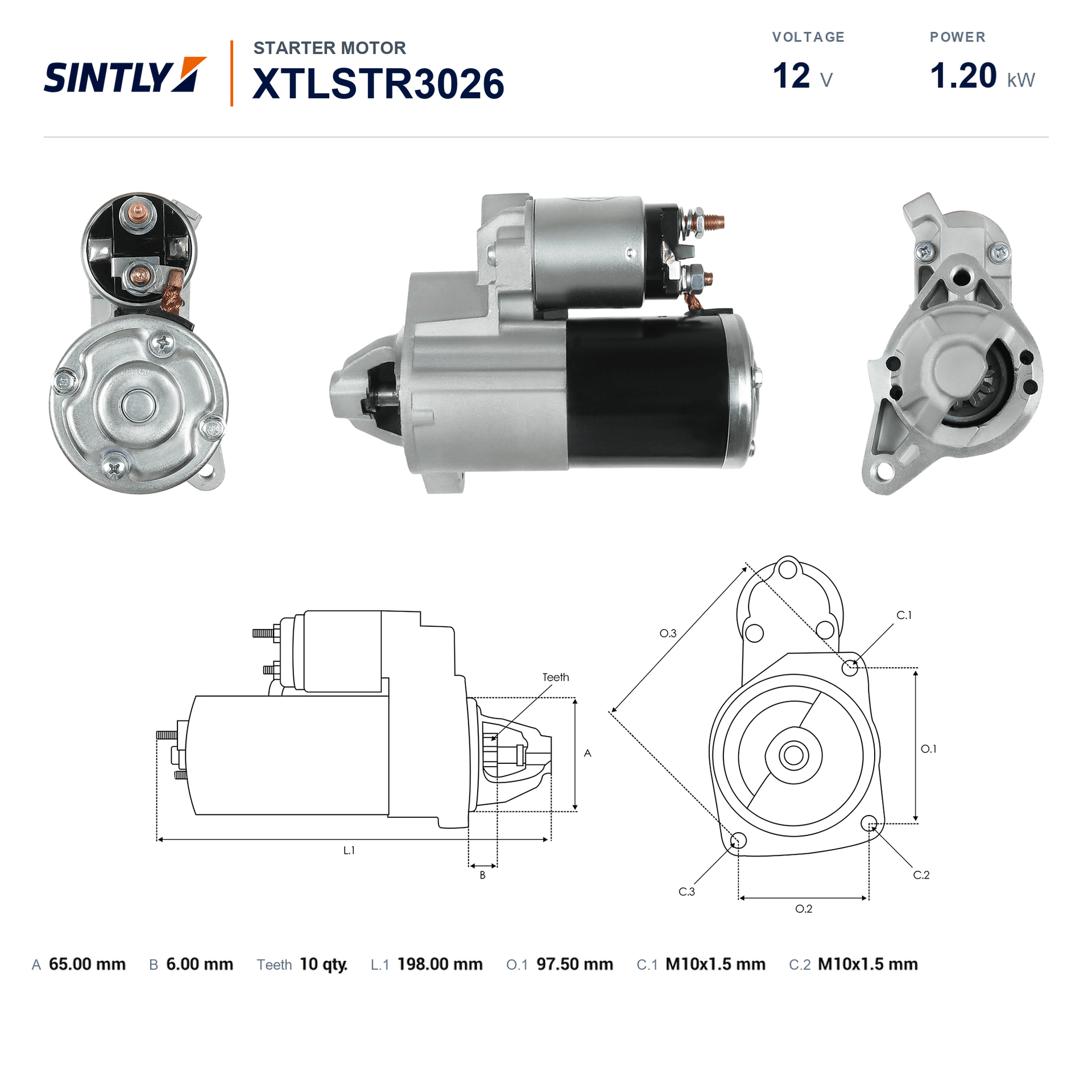 Starter XTLSTR3026