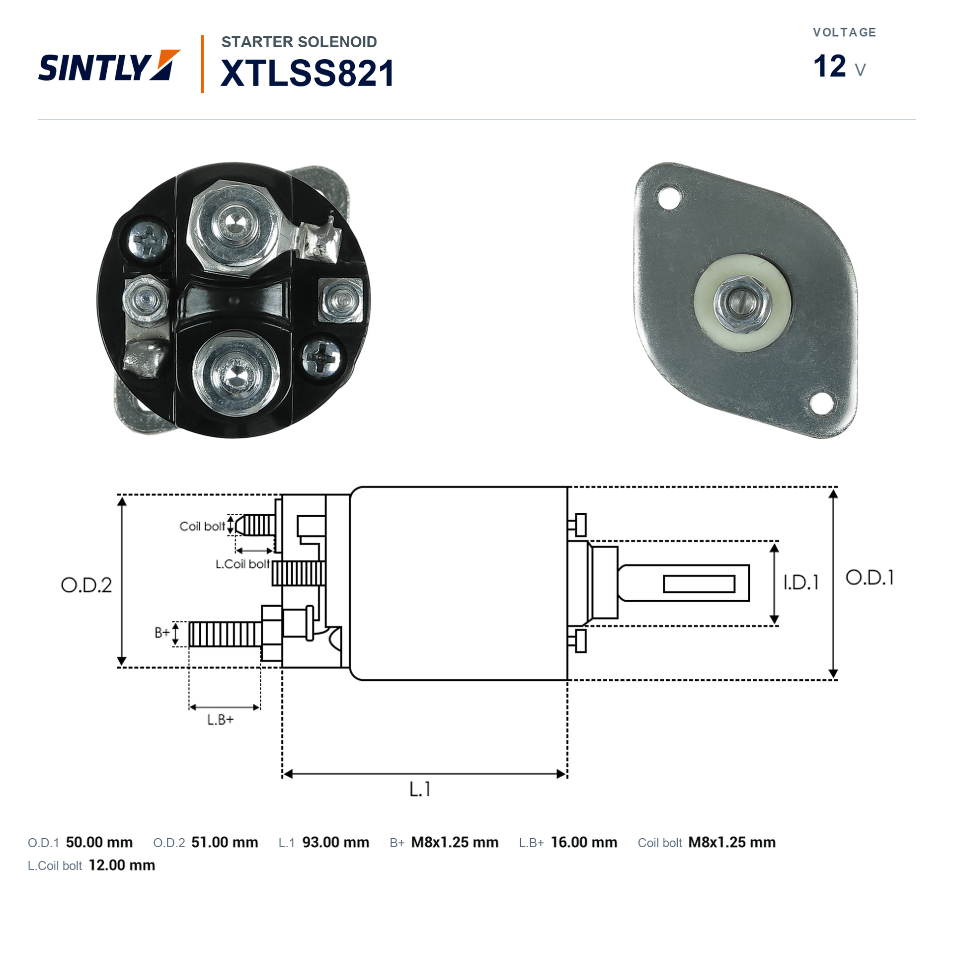 Starter Solenoid XTLSS821