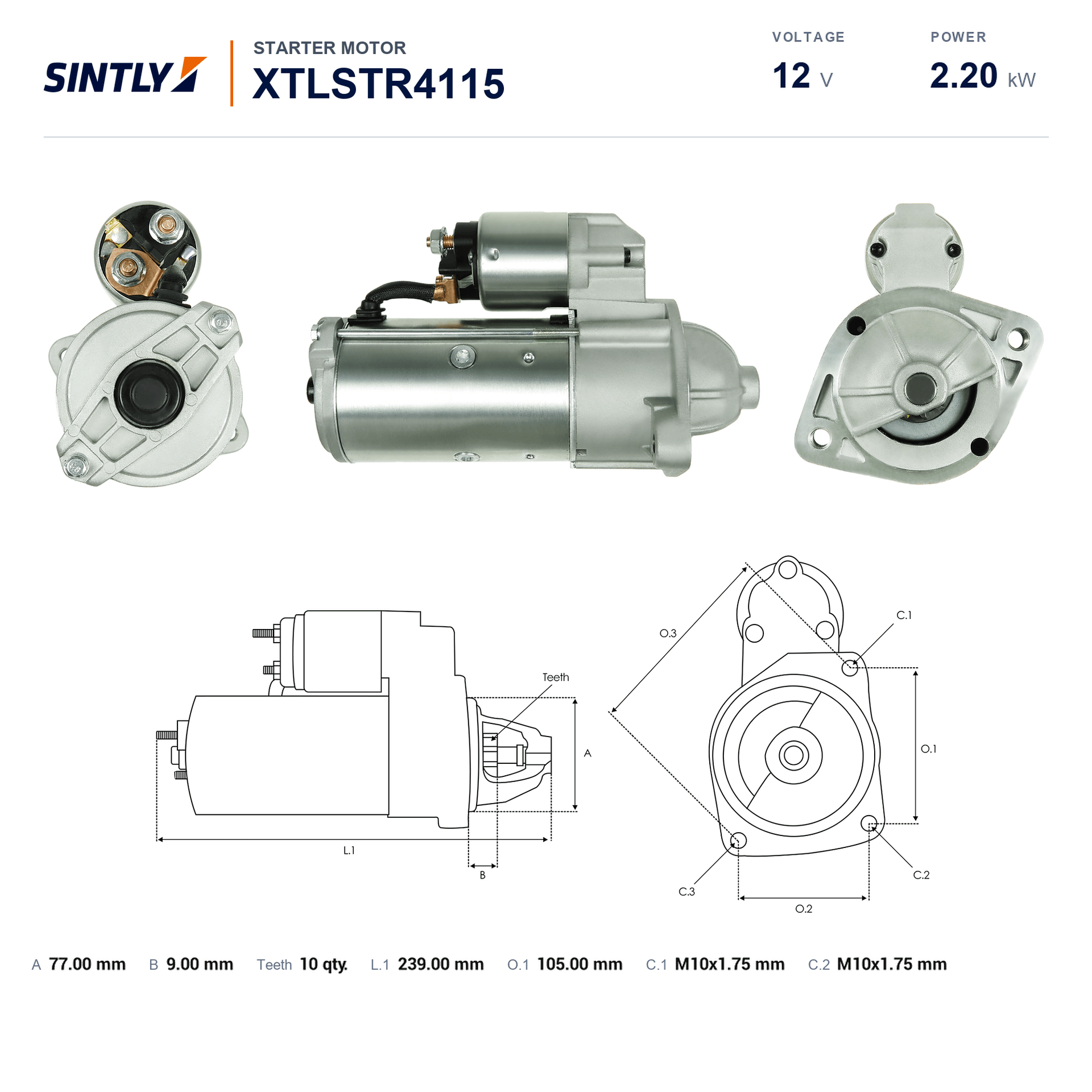 Starter XTLSTR4115