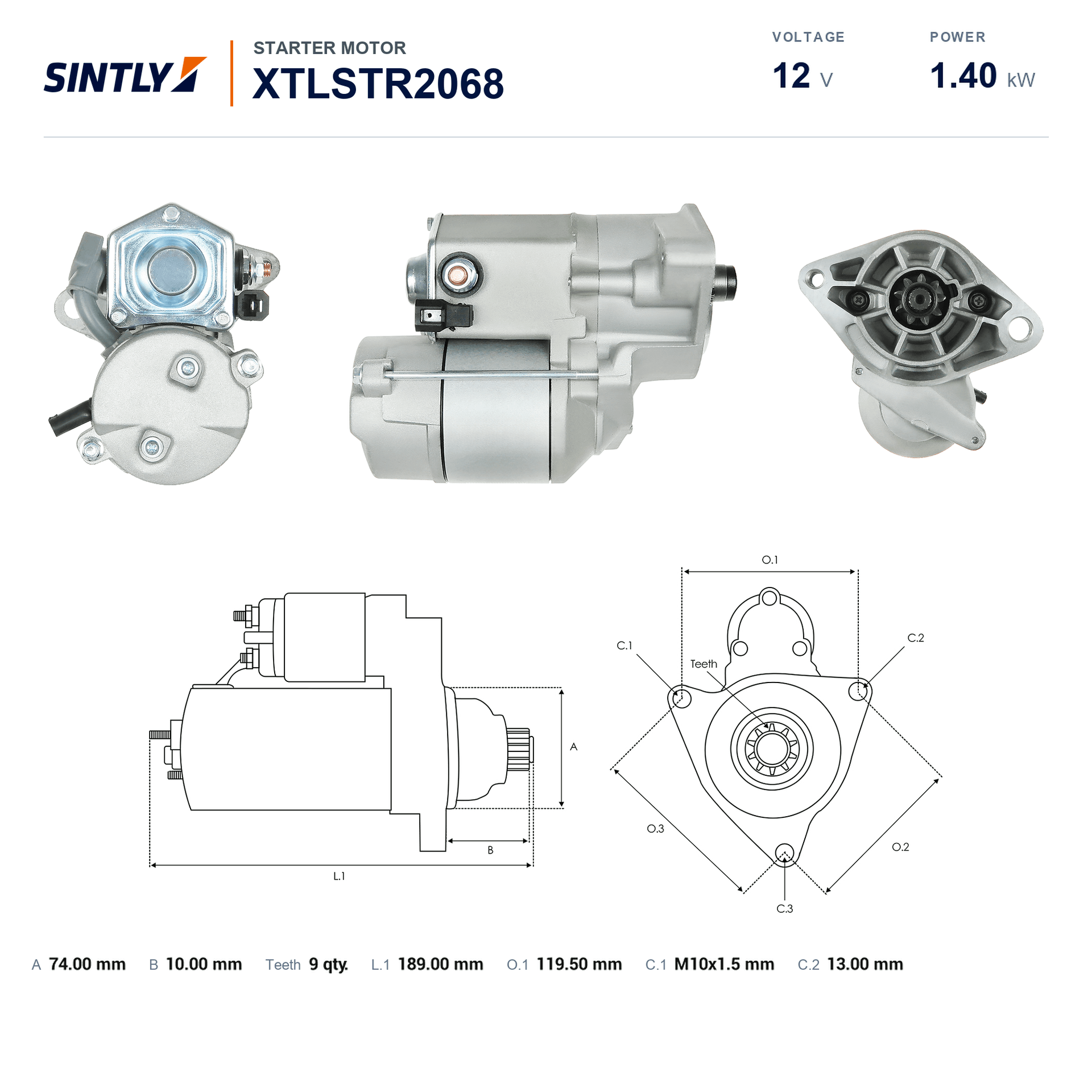 Starter XTLSTR2068