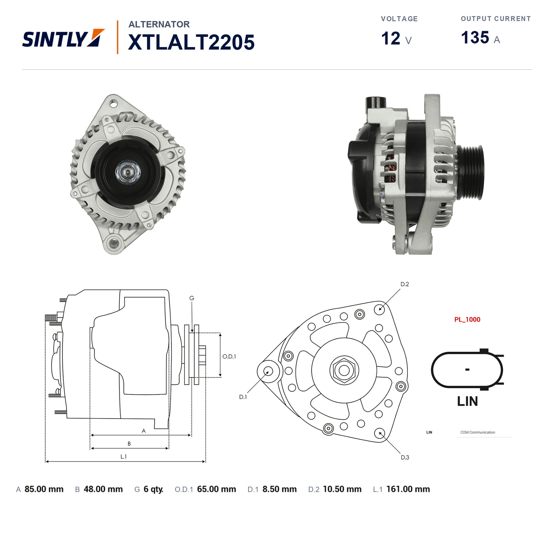 Alternator XTLALT2205