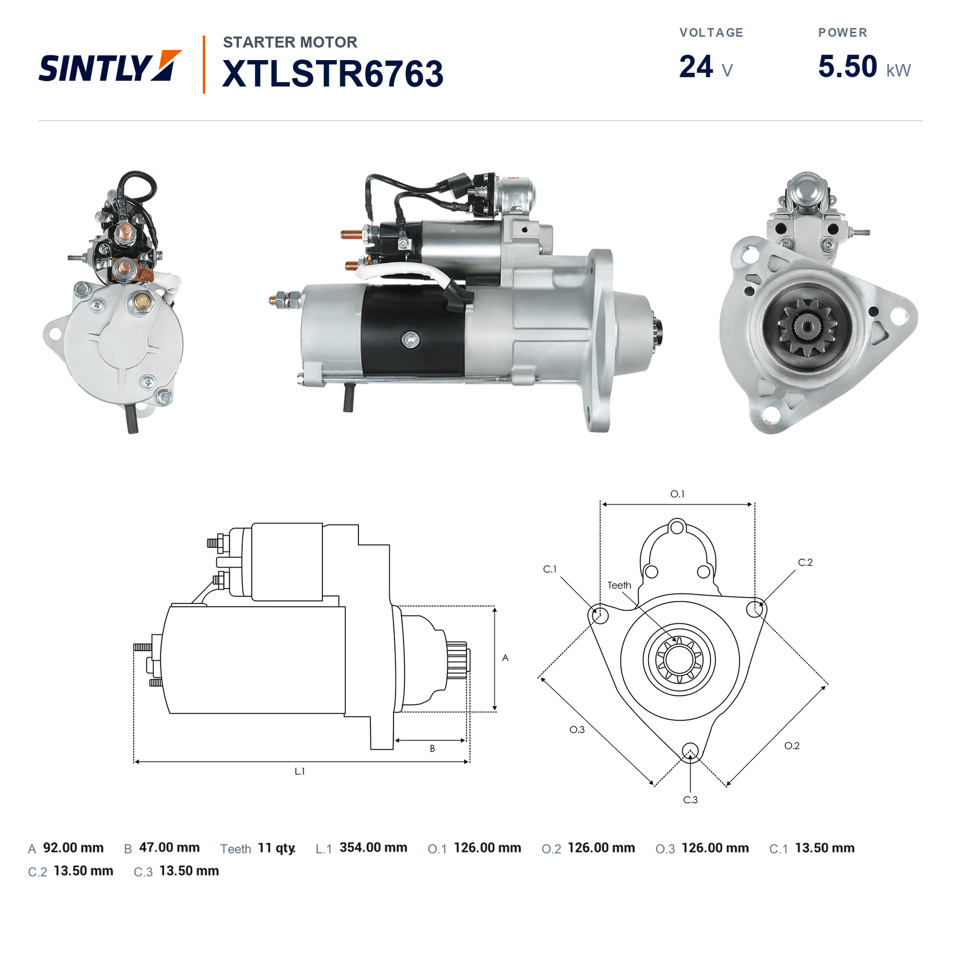 Starter XTLSTR6763