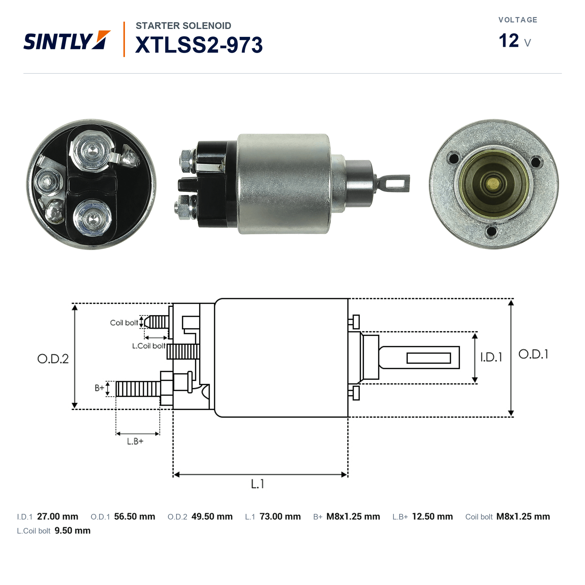 Starter Solenoid XTLSS2-973