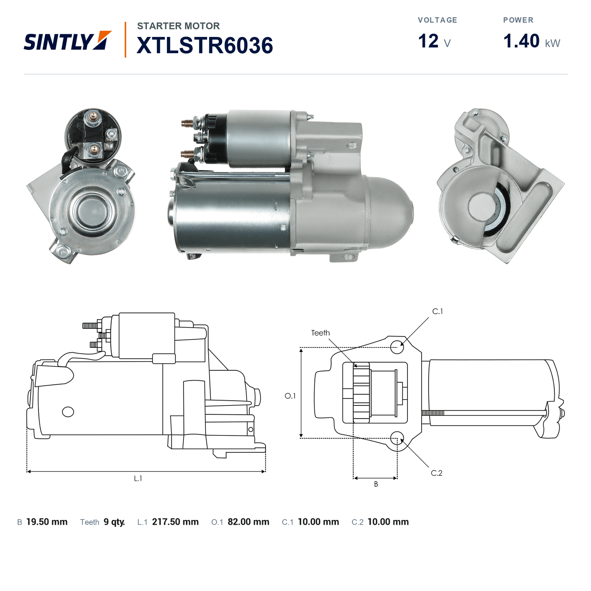 Starter XTLSTR6036