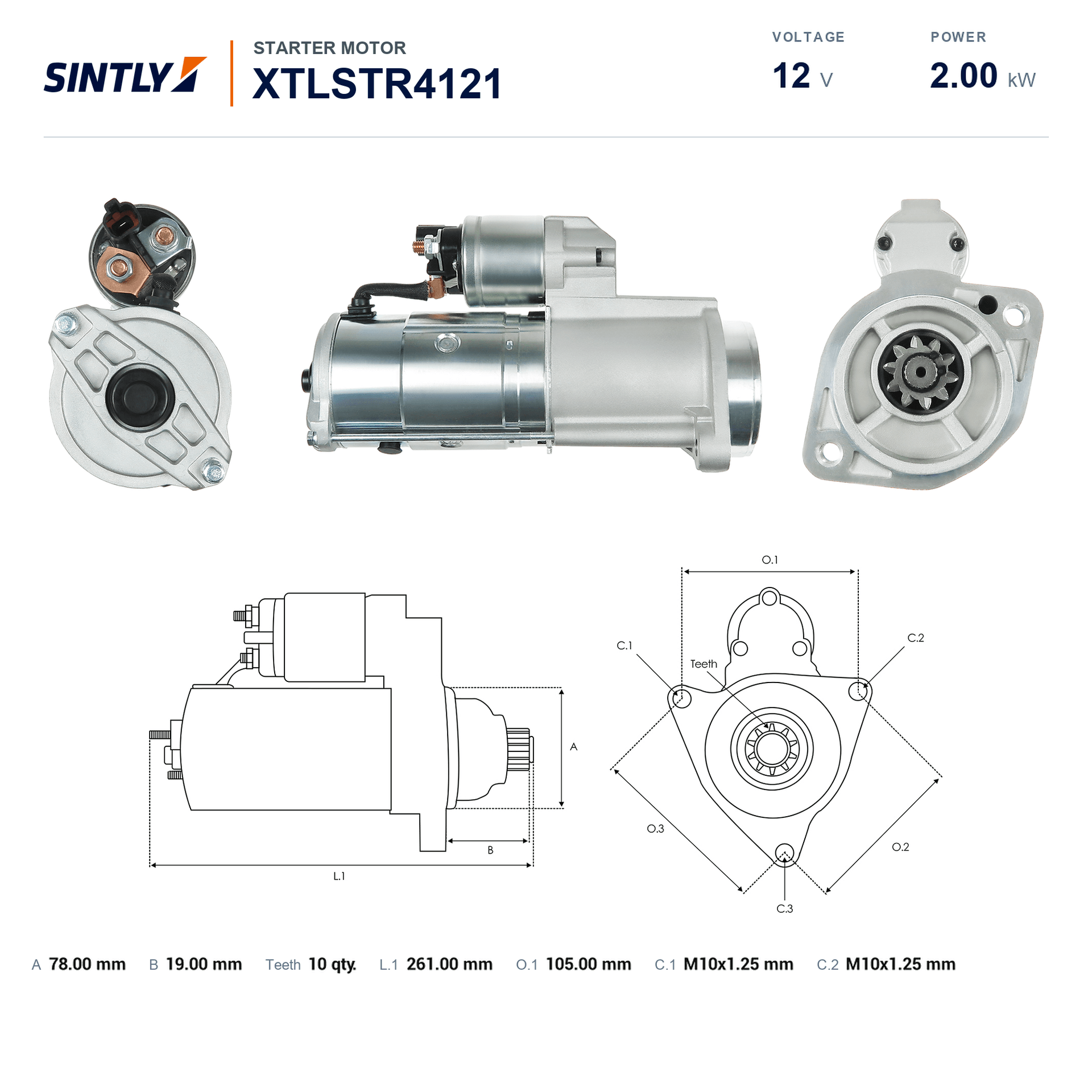Starter XTLSTR4121